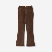 Nieeh Coduroy Boots Cut Pants Brown