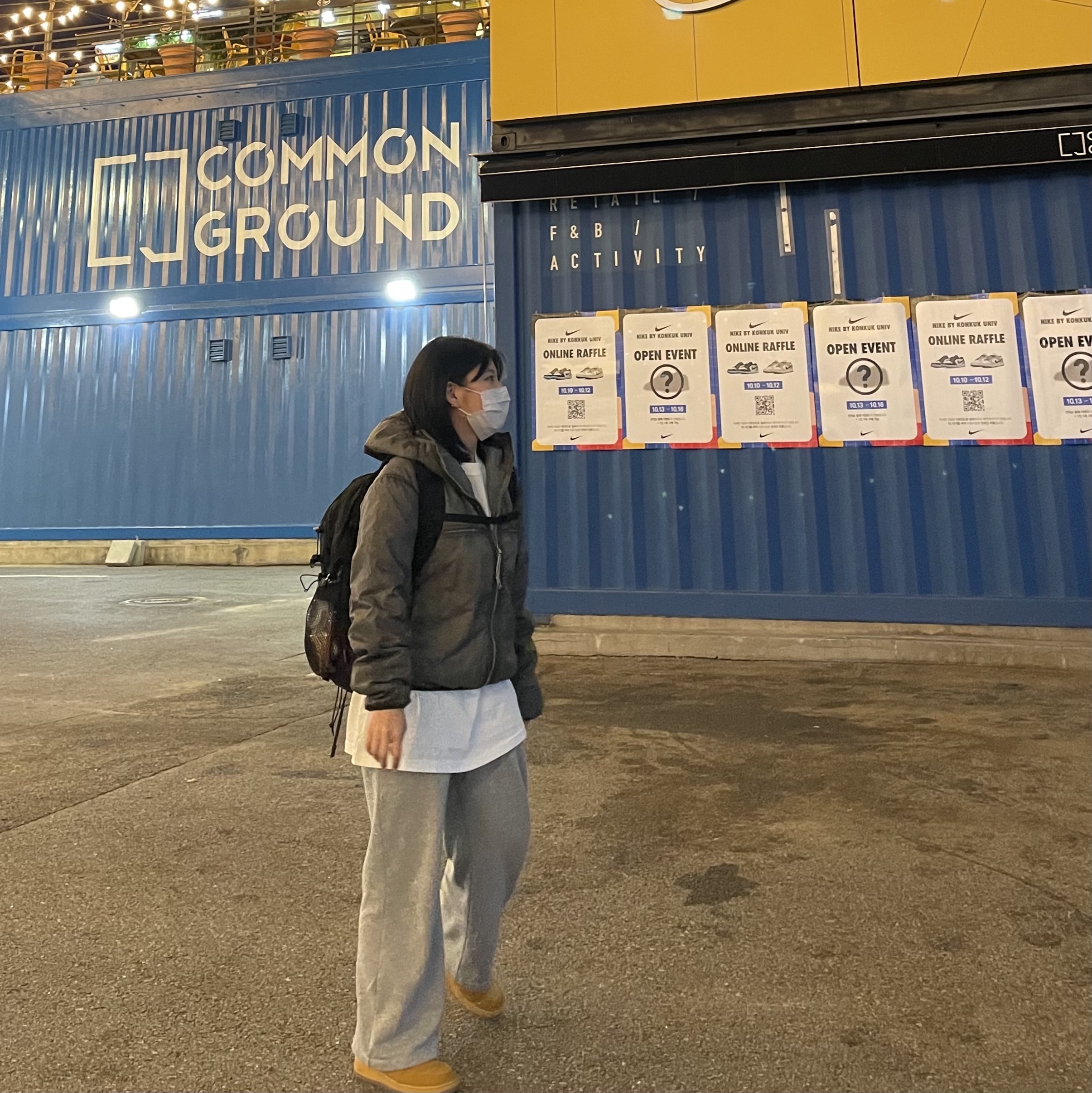 (PS) Nike Force 1 Low Wheat, (W) Nike NRG ACG Therma-FIT ADV Rope De Dope Jacket Light Army - Asia 착용 스타일 - 1