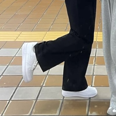 (W) Nike Air Force 1 '07 Low White 착용 스타일 - 1