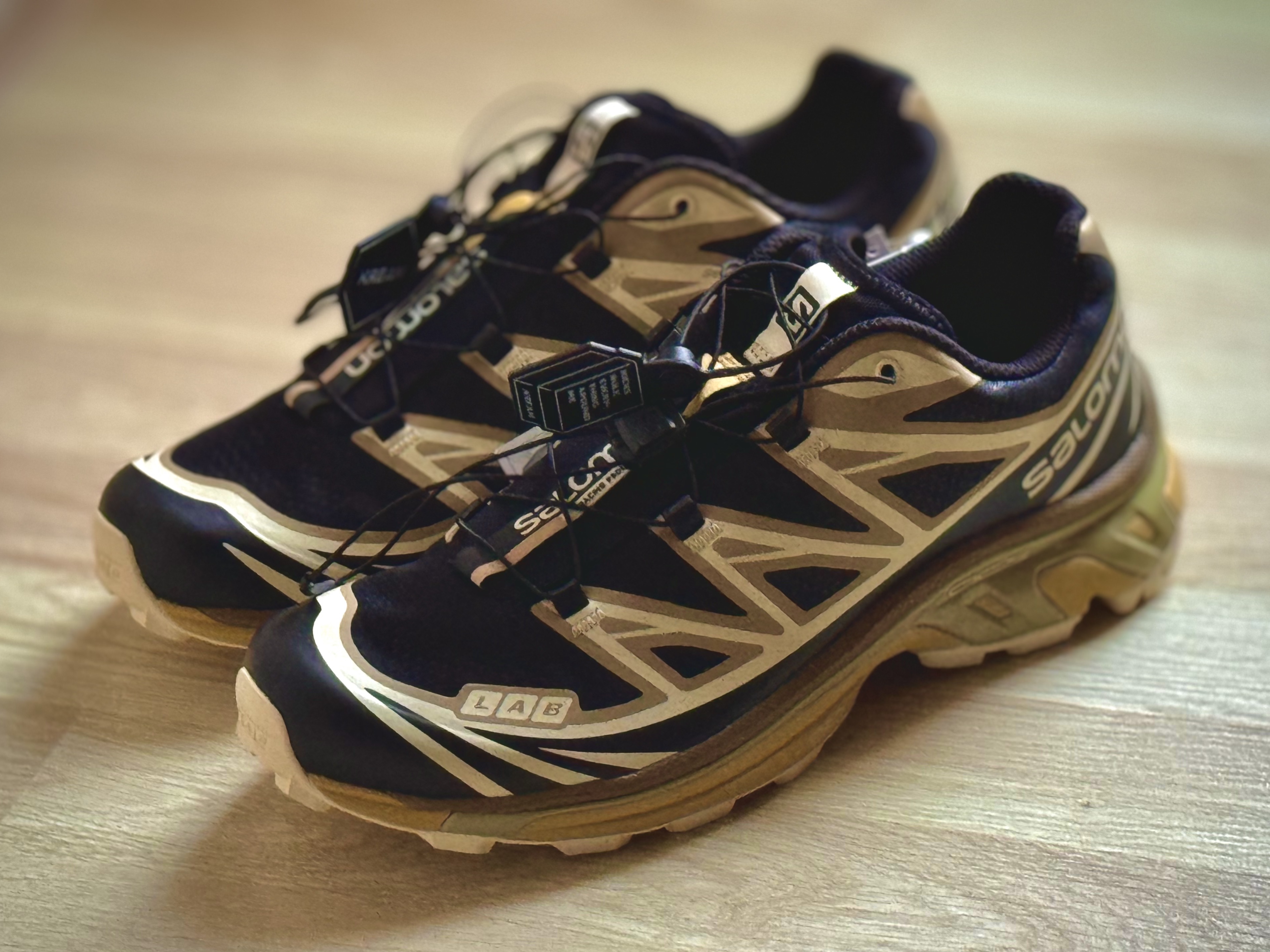 Salomon x END. XT-6 Dark Truffle 착용 스타일