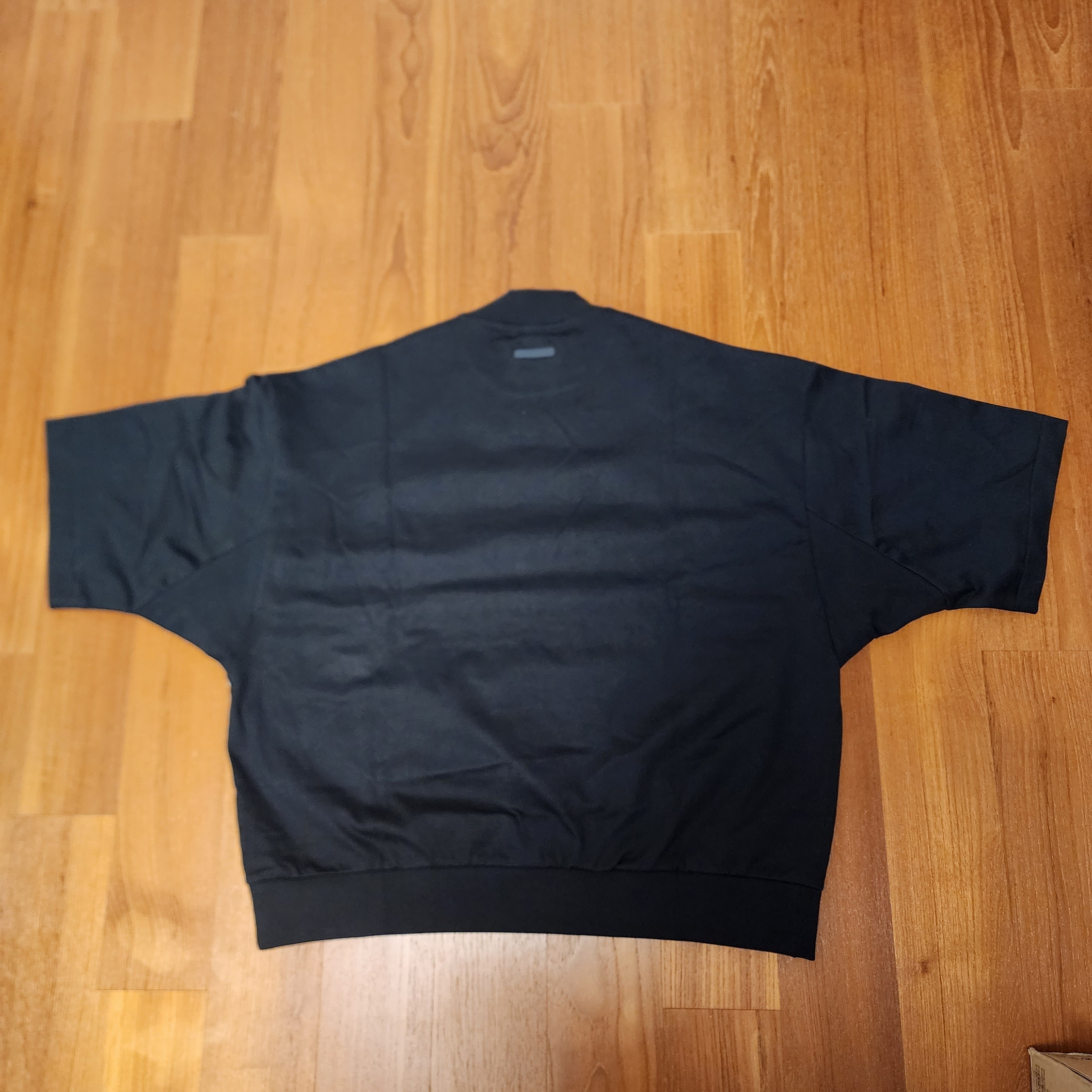 Adidas x Fear of God Athletics Heavy Jersey 3/4 Mock T-Shirt Black - KR Sizing 착용 스타일 - 2