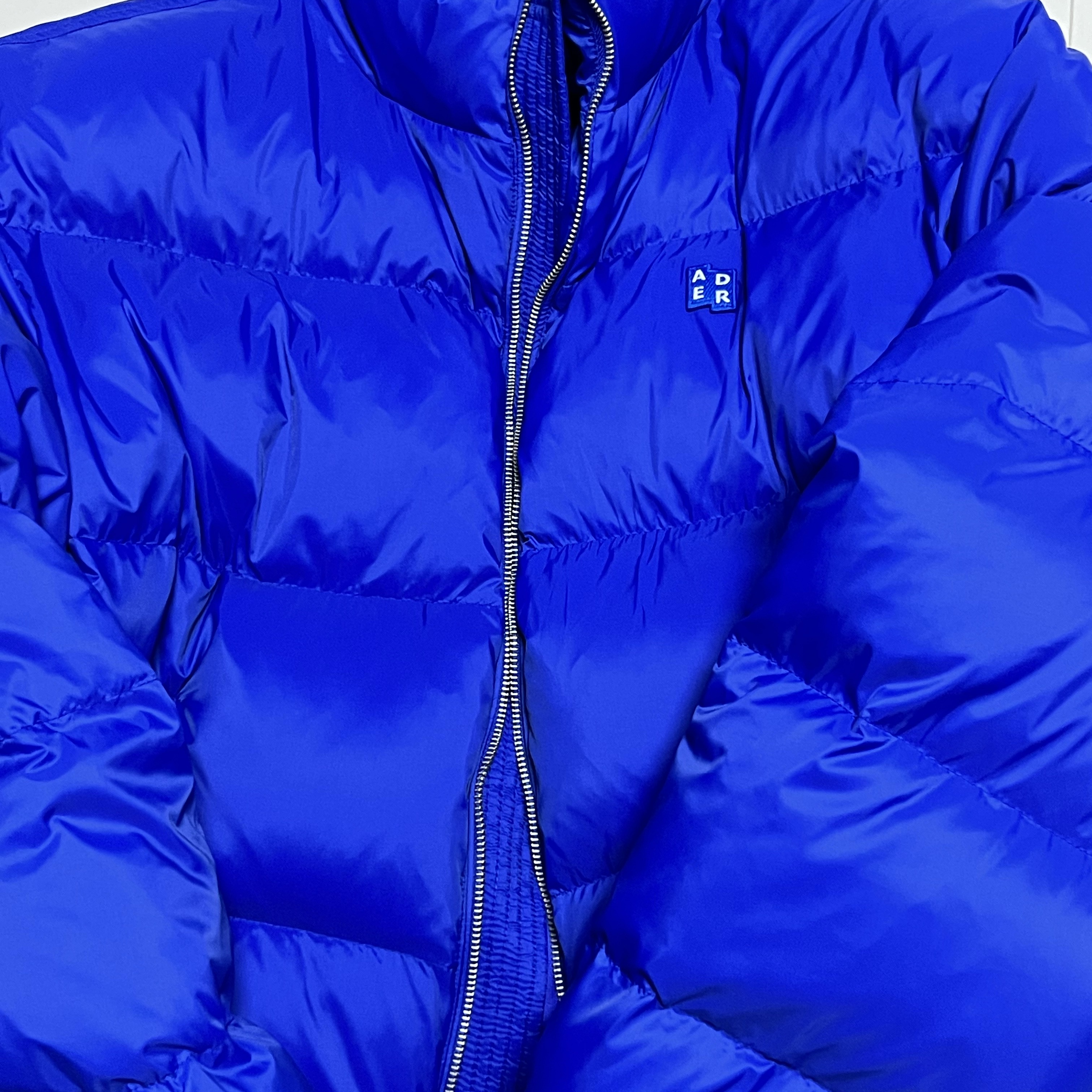 Ader Error Sig; TRS Tag Puffer Jacket 01 Z-Blue 착용 스타일