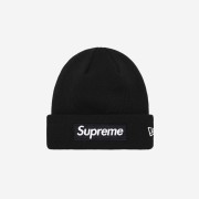 Supreme New Era Box Logo Beanie Black - 23FW