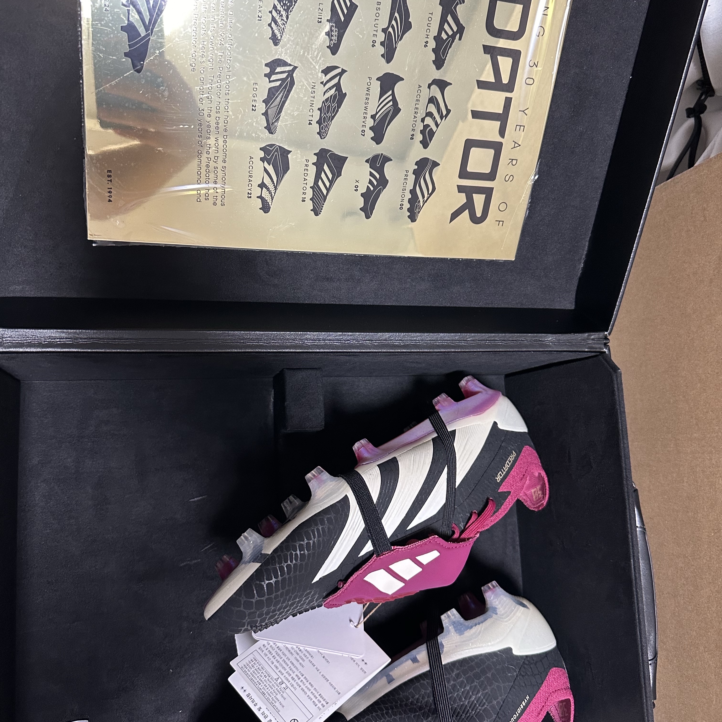 Adidas Predetor 30th Anniversary Limited Edition FG Core Black 착용 스타일