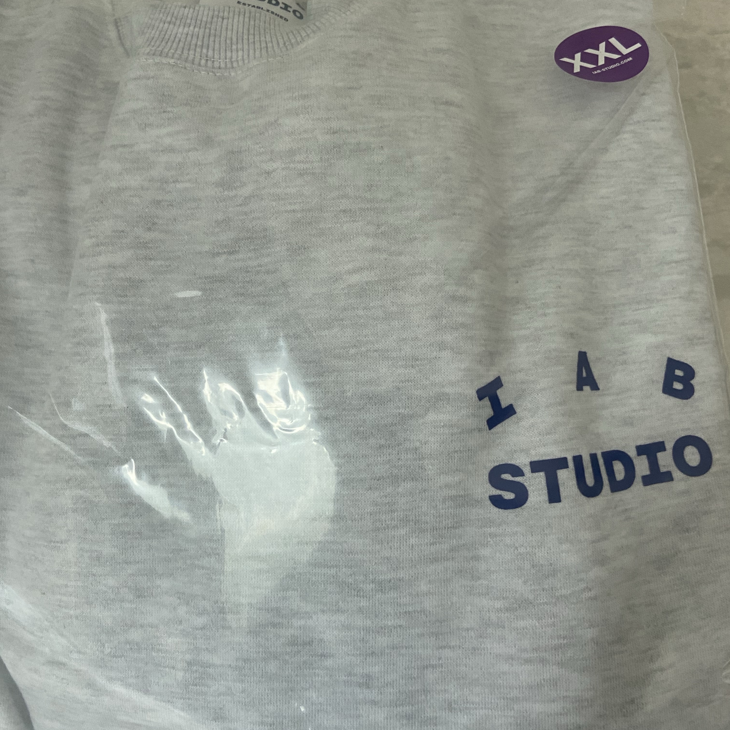 IAB Studio Sweatshirt Light Gray - 23FW 착용 스타일