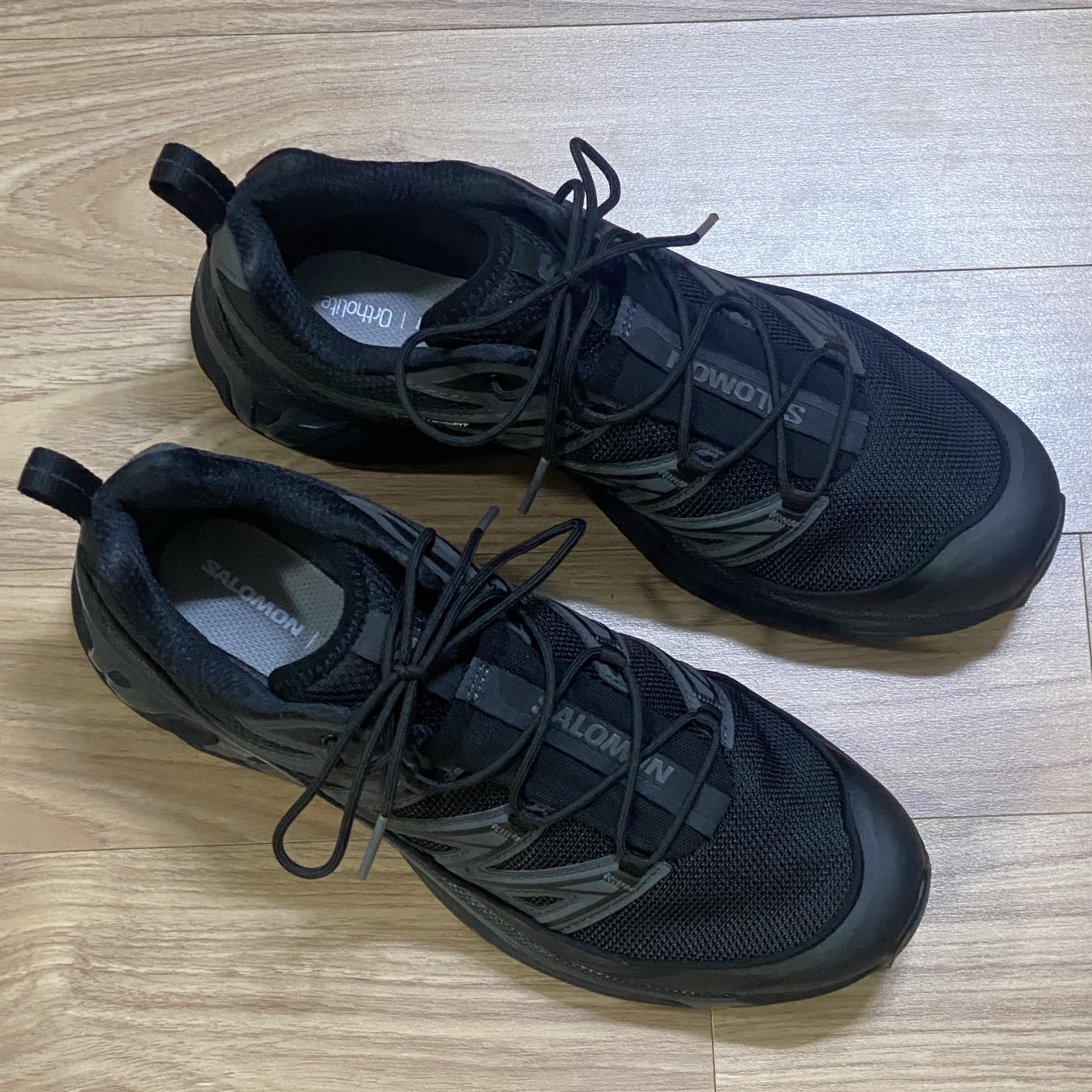 Salomon XT-6 Expanse Black Ebony 착용 스타일
