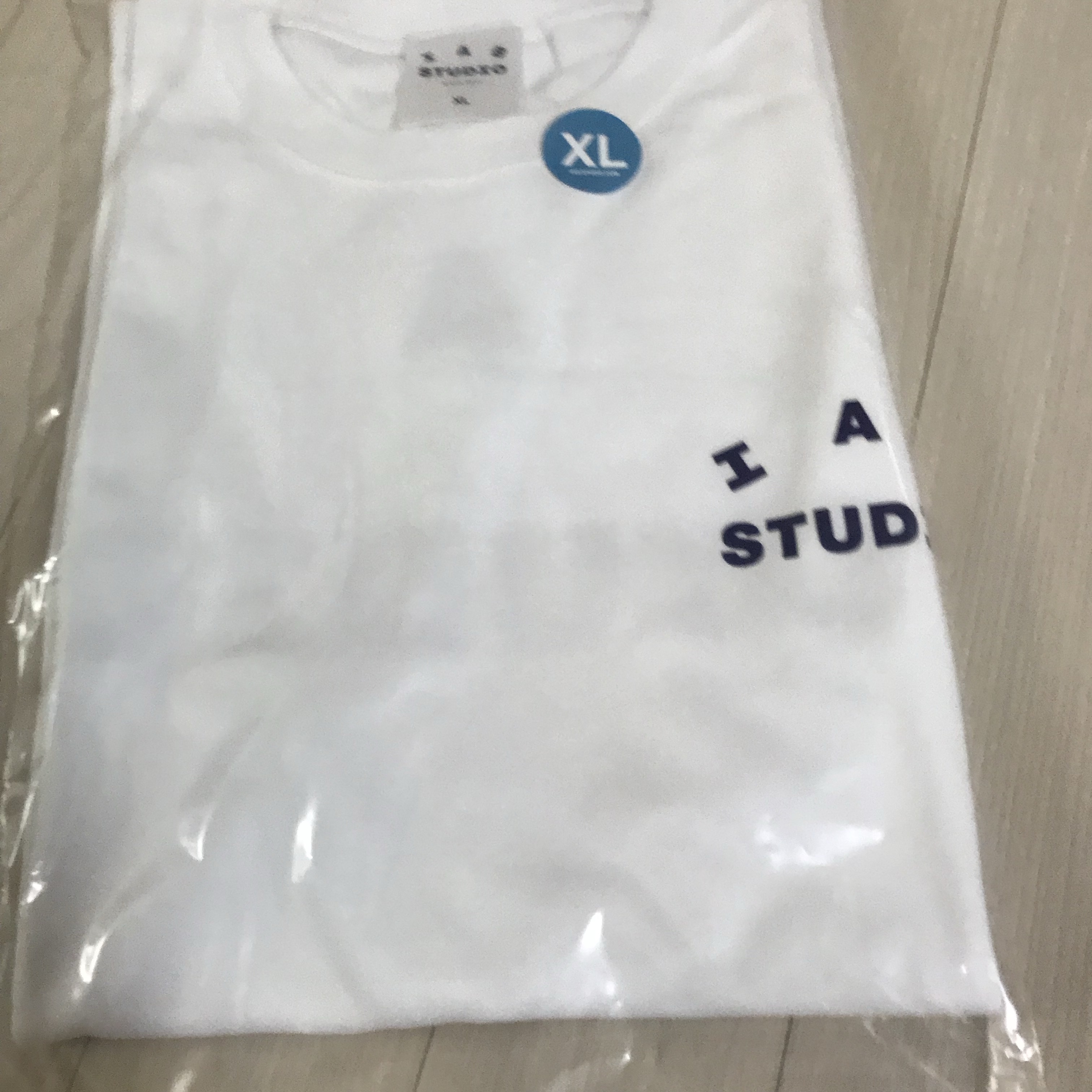 IAB Studio T-Shirt White Navy - 22FW 착용 스타일