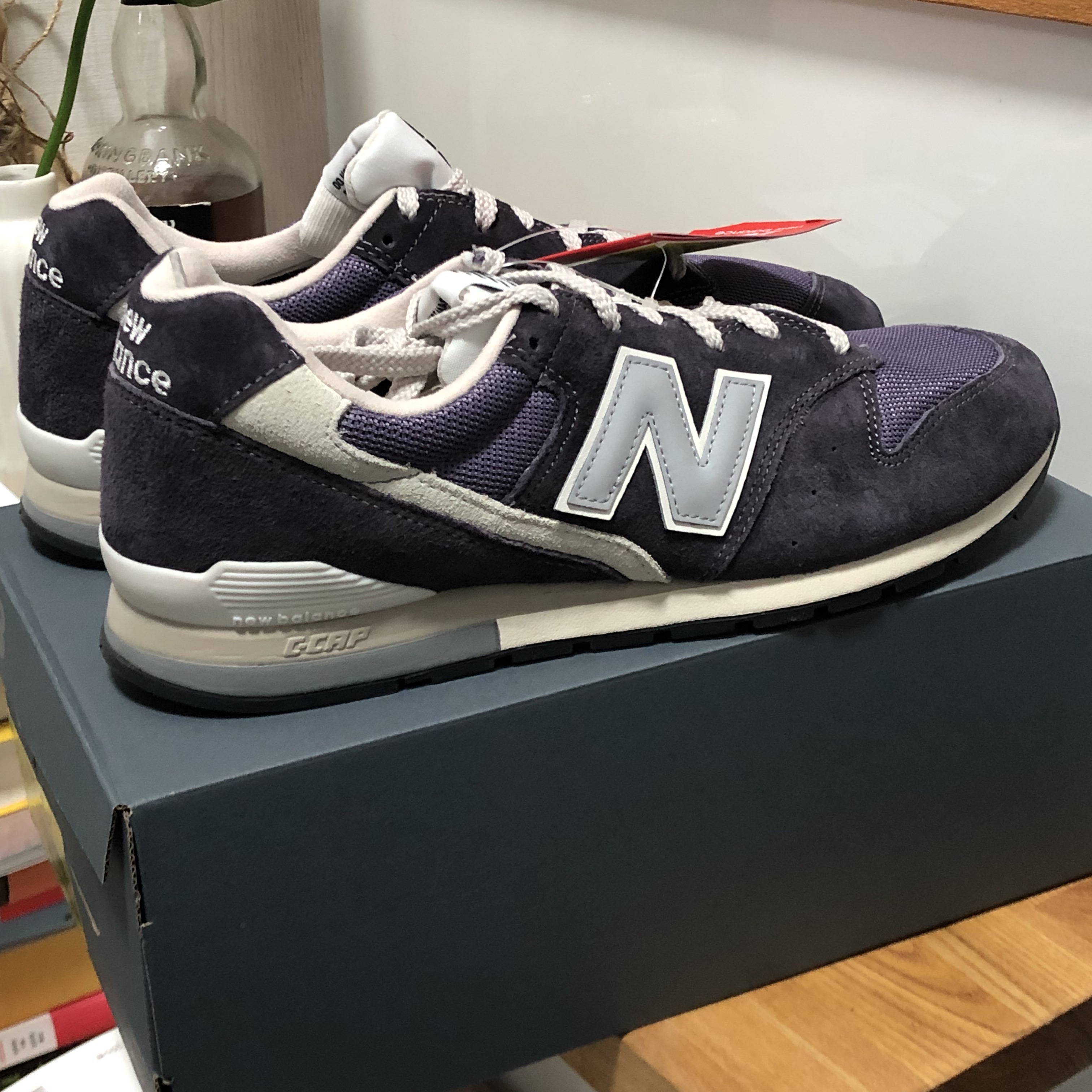 New Balance 996 Purple 착용 스타일