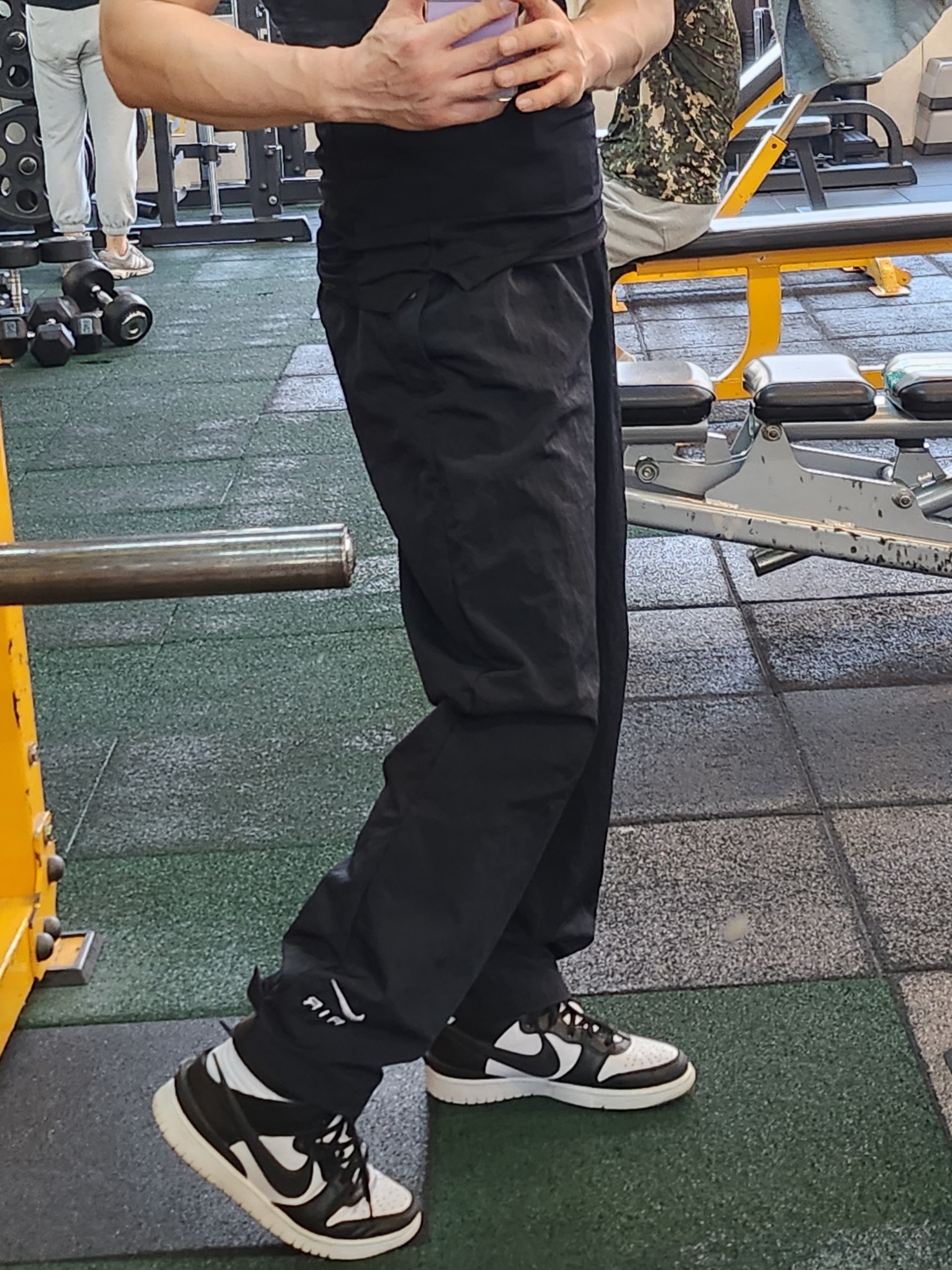 Nike x Ambush Dunk High Black 착용 스타일 - 1