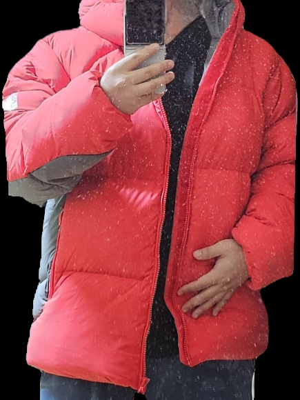 Palace Pertex Matte Balaclava Puffa Flame Carbon - 23FW 착용 스타일