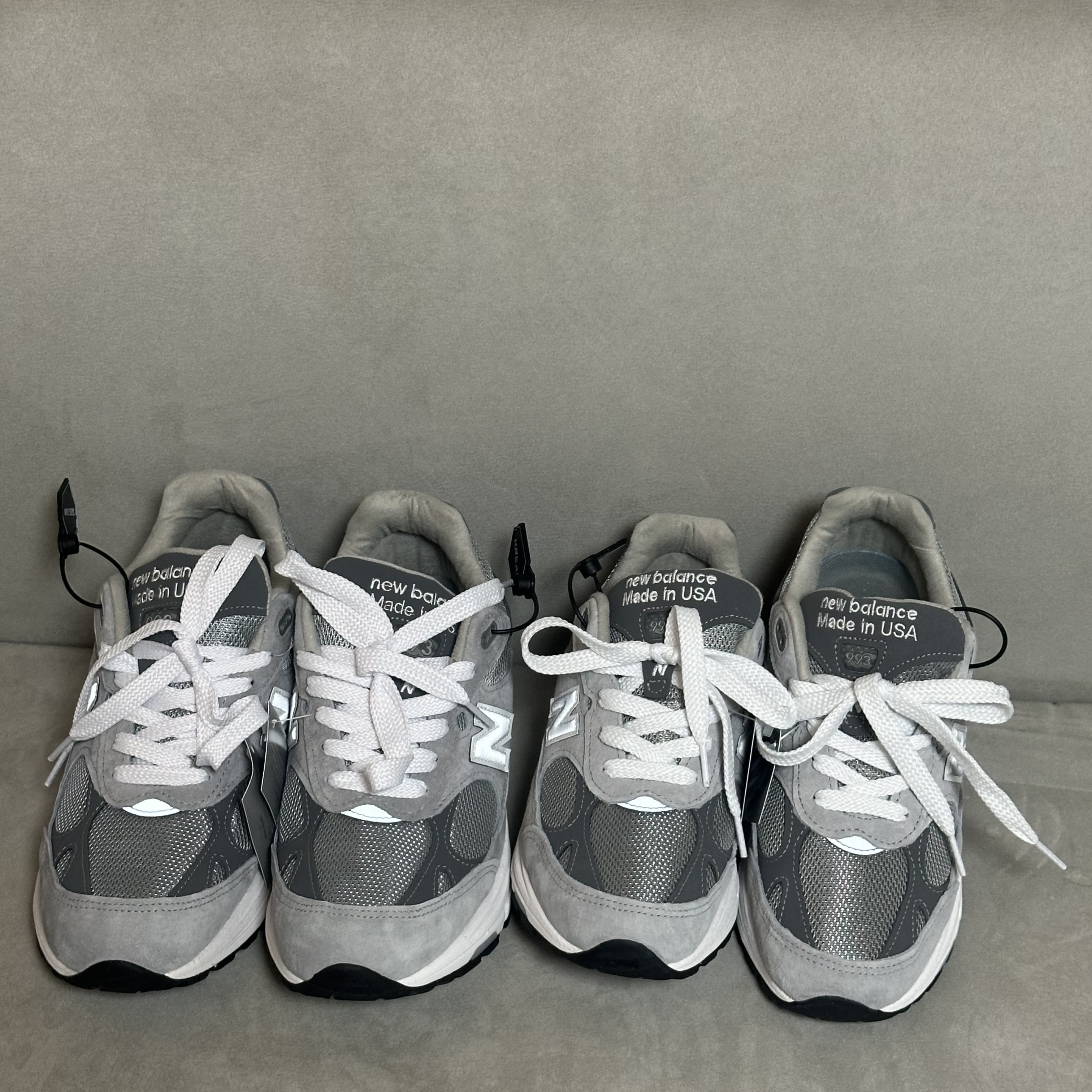 New Balance 993 Made in USA Grey - D Standard 착용 스타일 - 2