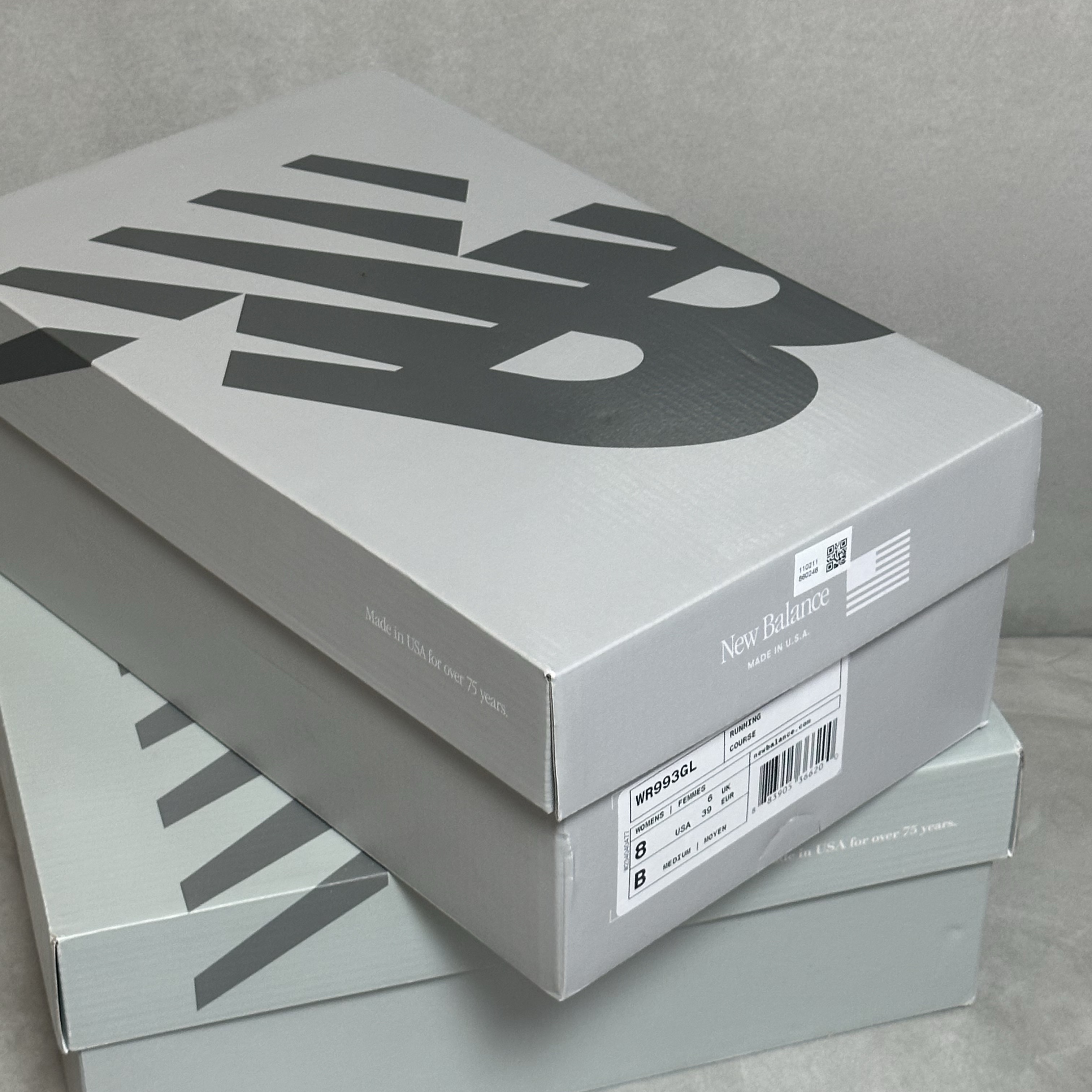 New Balance 993 Made in USA Grey - D Standard 착용 스타일 - 3