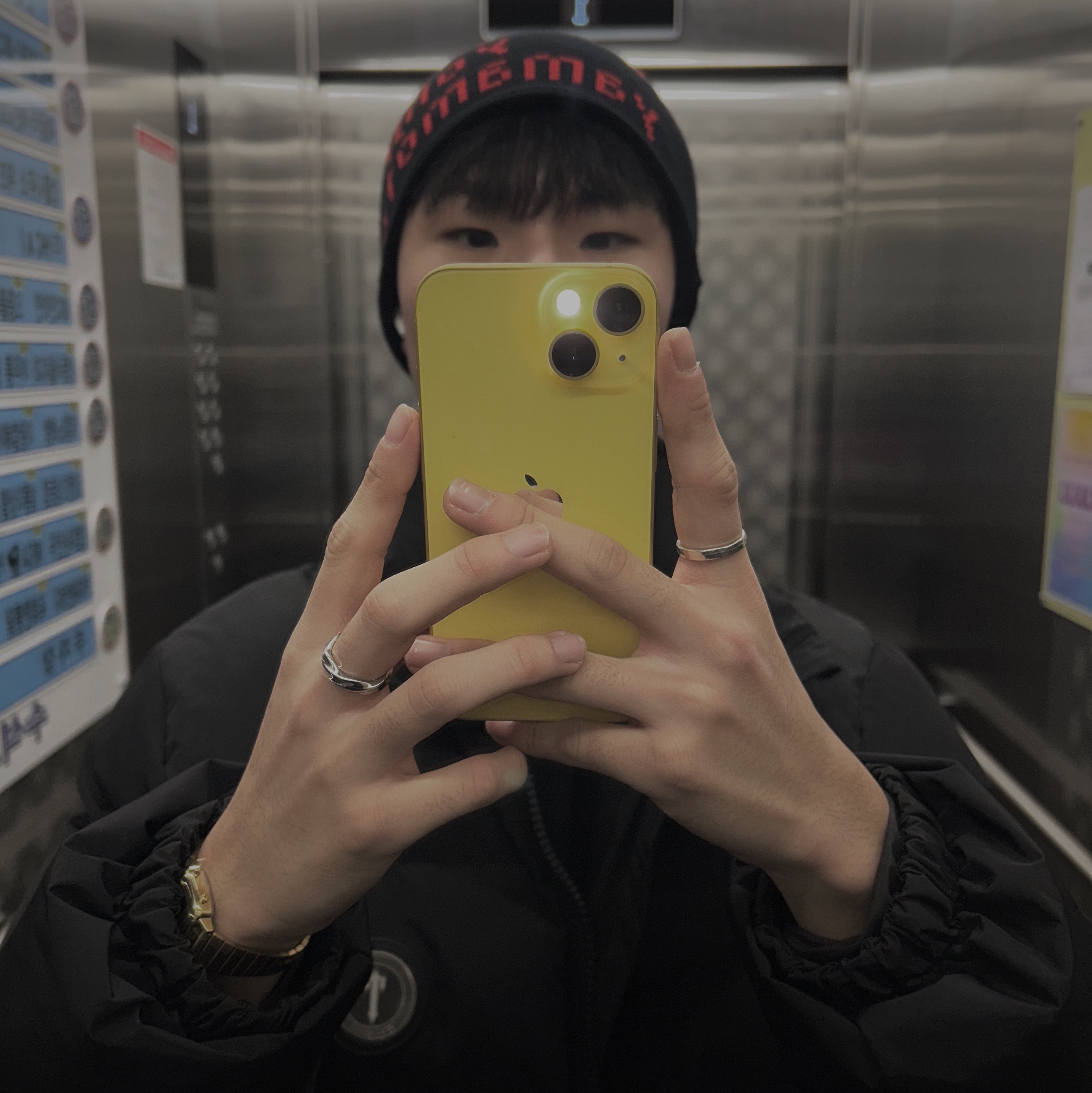 Supreme x Yohji Yamamoto Beanie Black - 22FW 착용 스타일