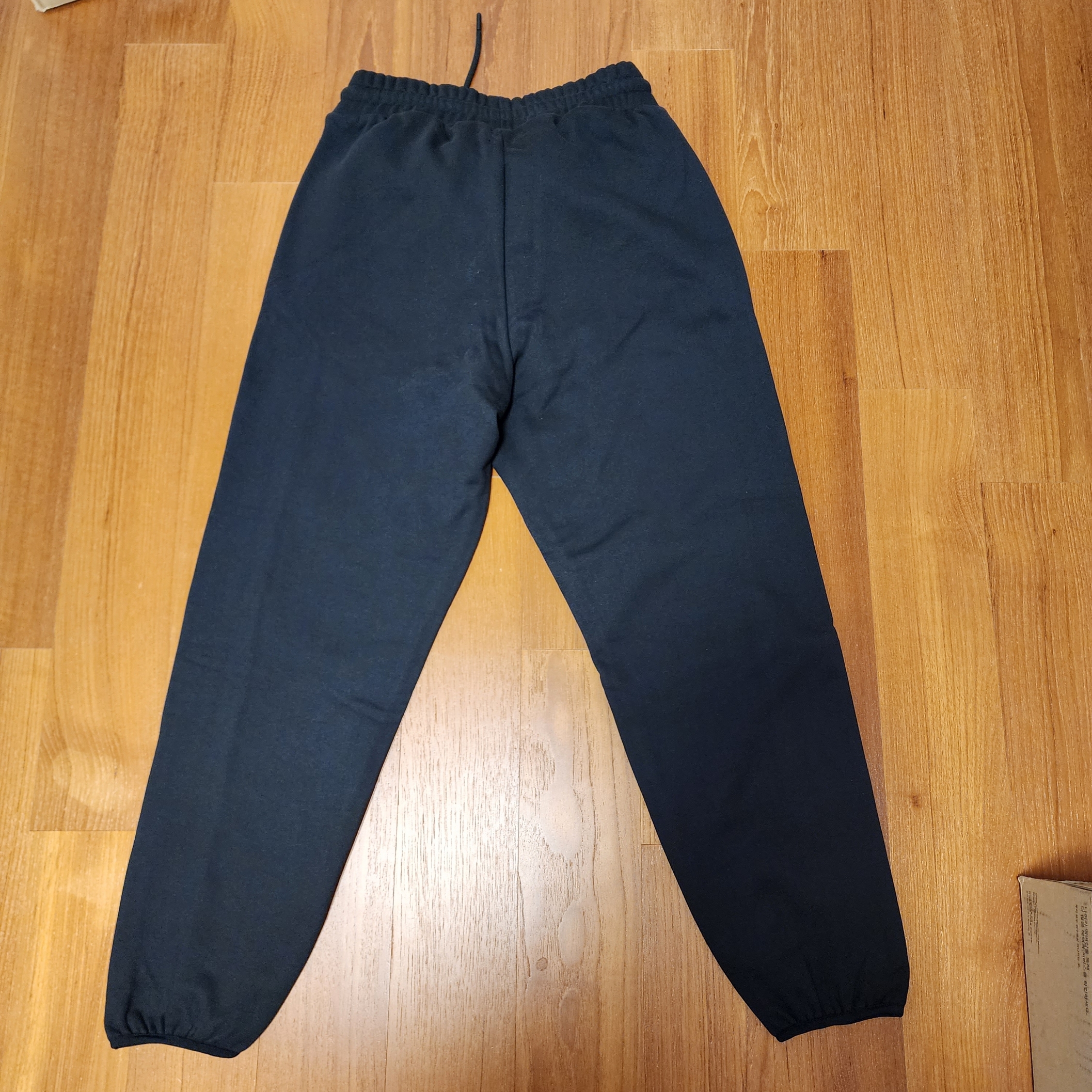 Adidas x Fear of God Athletics Heavy Fleece Sweatpants Black - KR Sizing 착용 스타일 - 2
