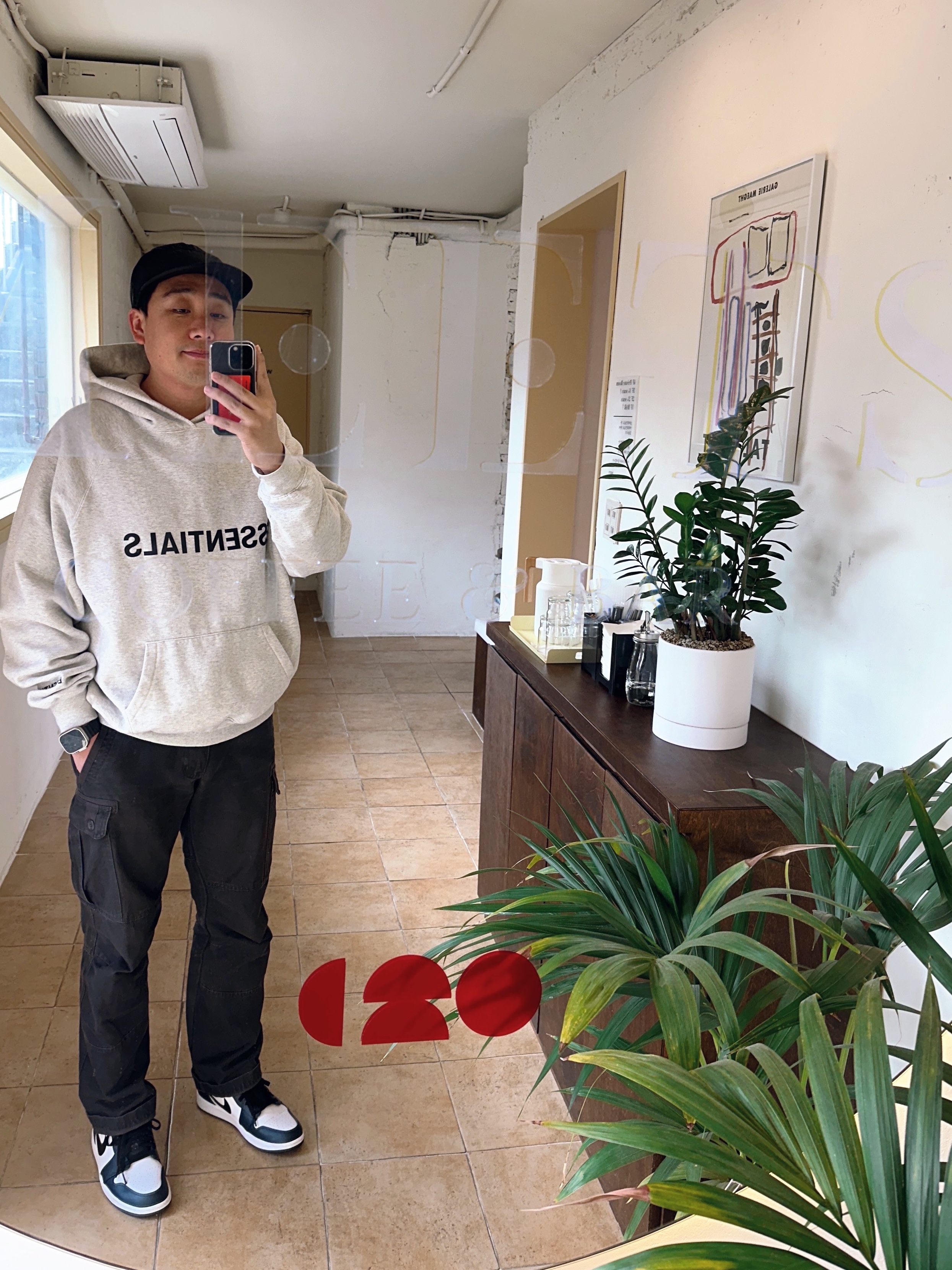 Jordan 1 Low Dark Teal, Essentials 3D Silicon Applique Pullover Hoodie Oatmeal/Oatmeal Heather/Light Heather Oatmeal 2020 착용 스타일