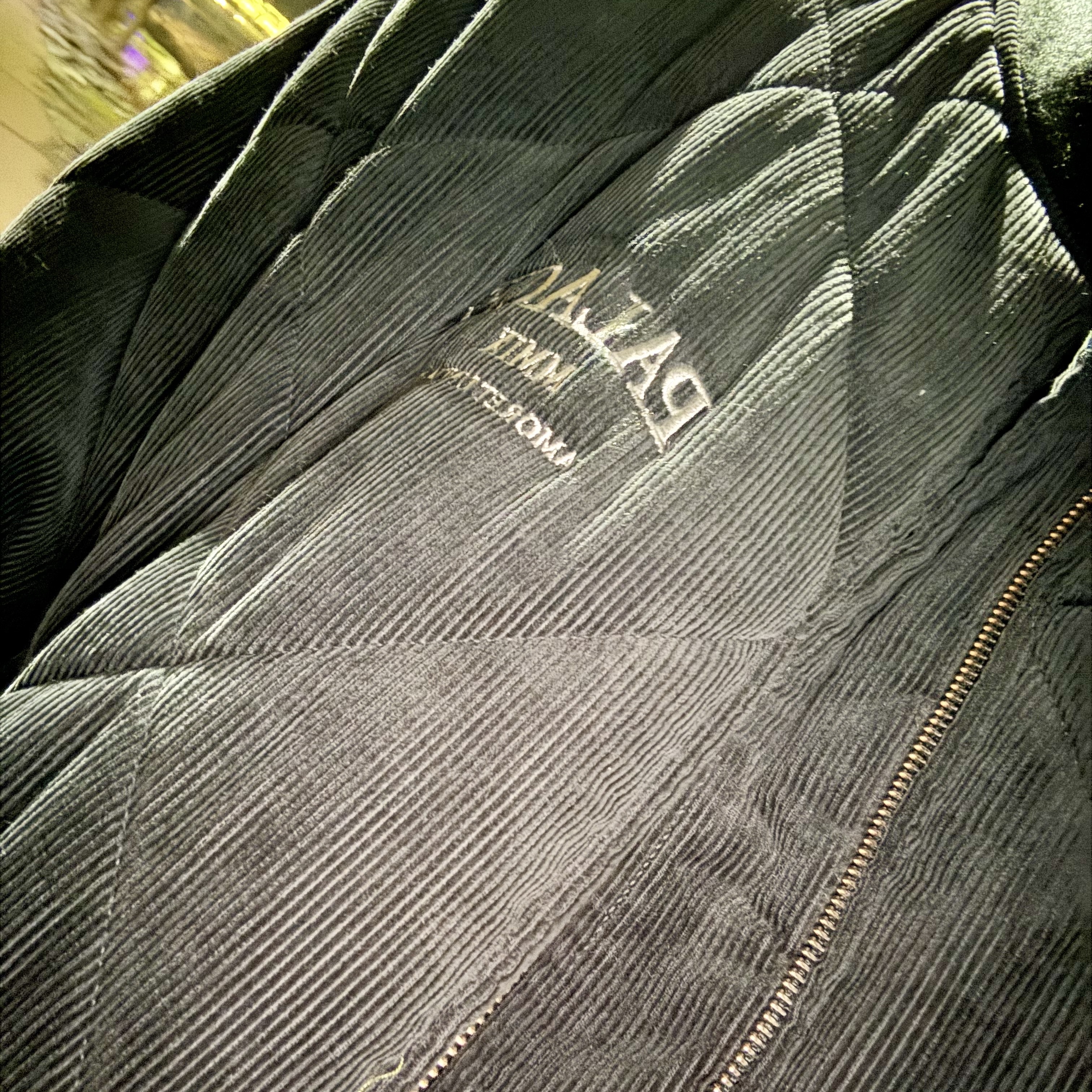 Palace Quilted Jacket Black - 23FW 착용 스타일