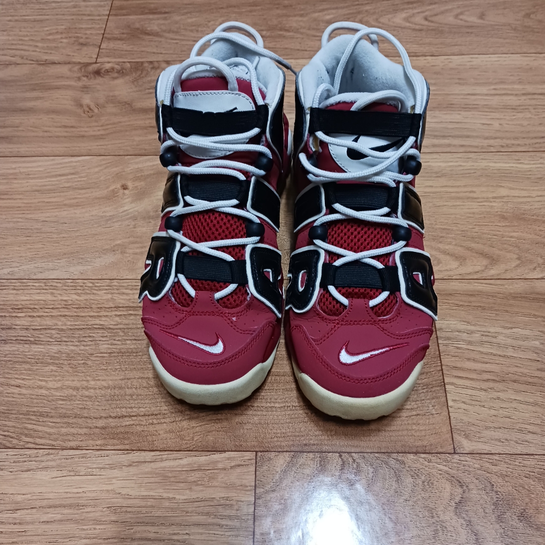 (GS) Nike Air More Uptempo 96 Bulls 2021 착용 스타일 - 2