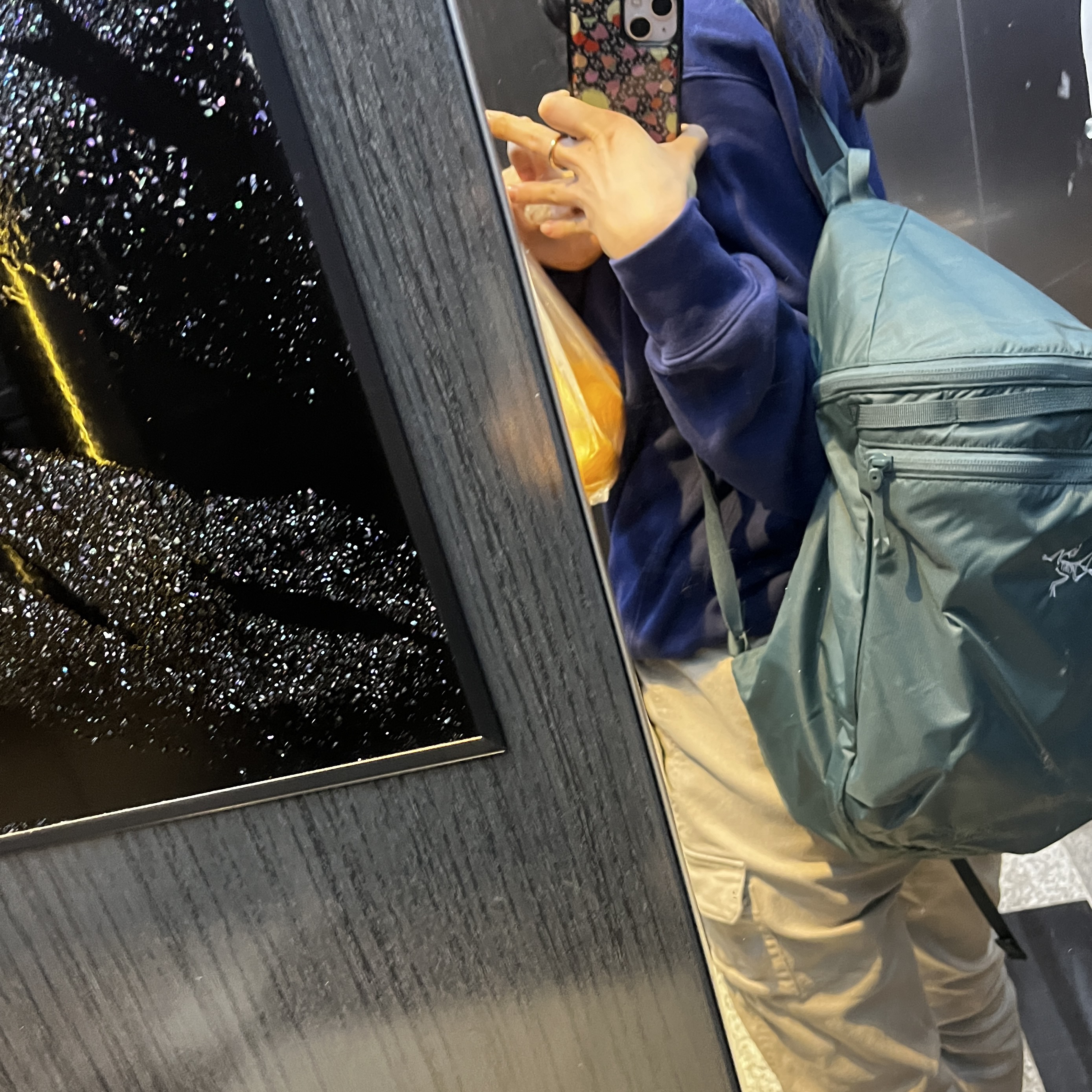 Arc'teryx Heliad 15 Backpack Boxcar 착용 스타일 - 1