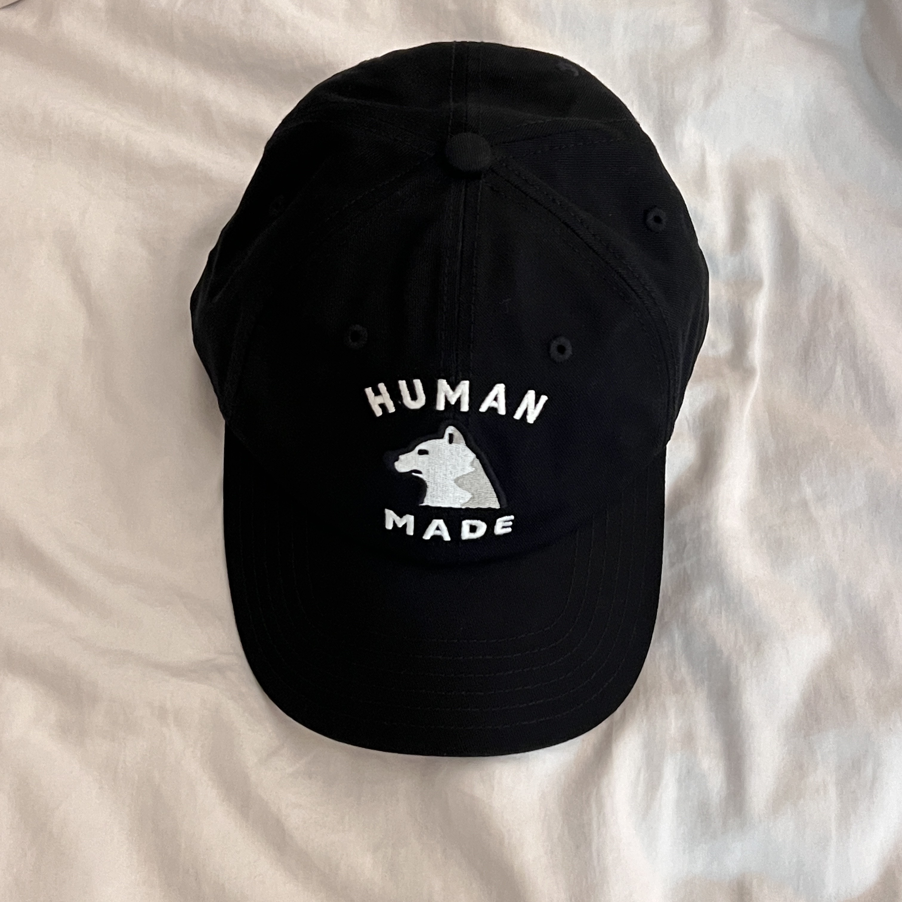 Human Made Worksout 20th Anniversary Jindo Dog 6 Panel Cap Black, Human Made Worksout 20th Anniversary Jindo Dog Card Case White 착용 스타일 - 2