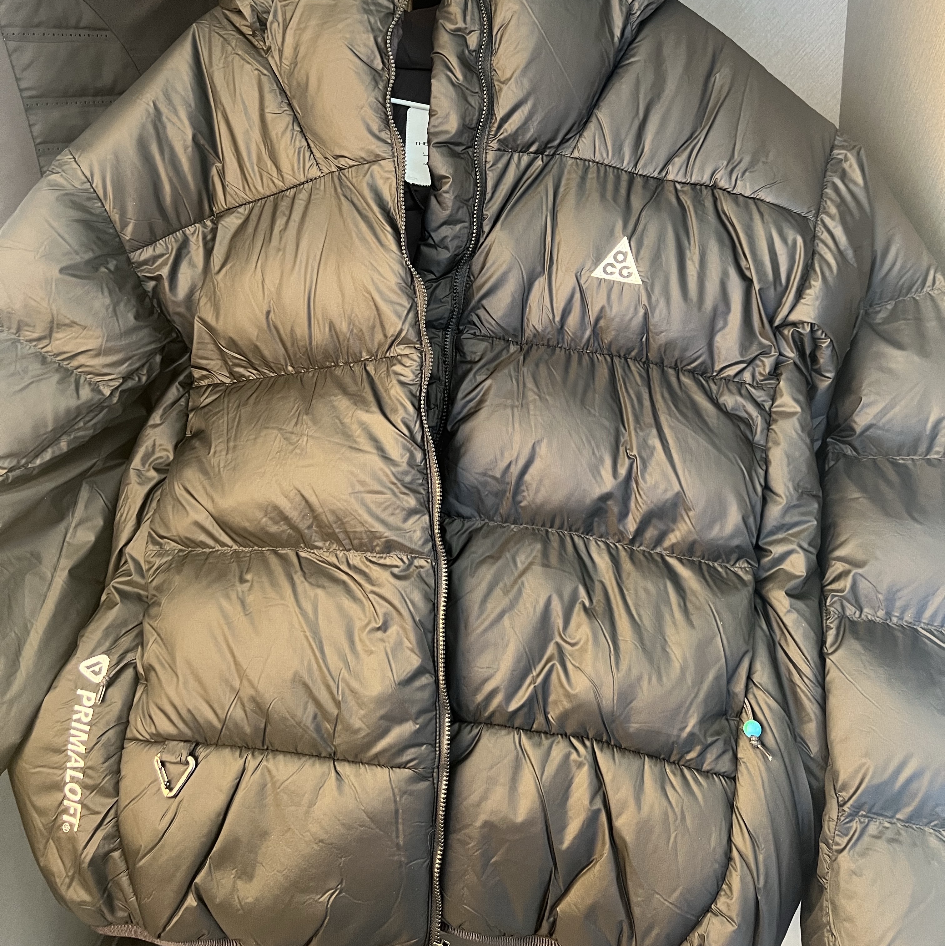 Nike ACG Therma-Fit ADV Lunar Lake Puffer Jacket Black - Asia 착용 스타일