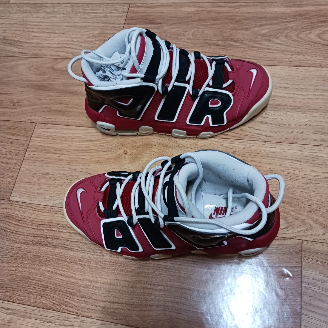 (GS) Nike Air More Uptempo 96 Bulls 2021 착용 스타일 - 1