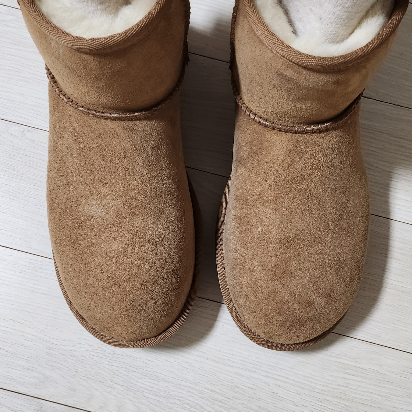 (W) UGG Classic Mini II Boots Chestnut 착용 스타일