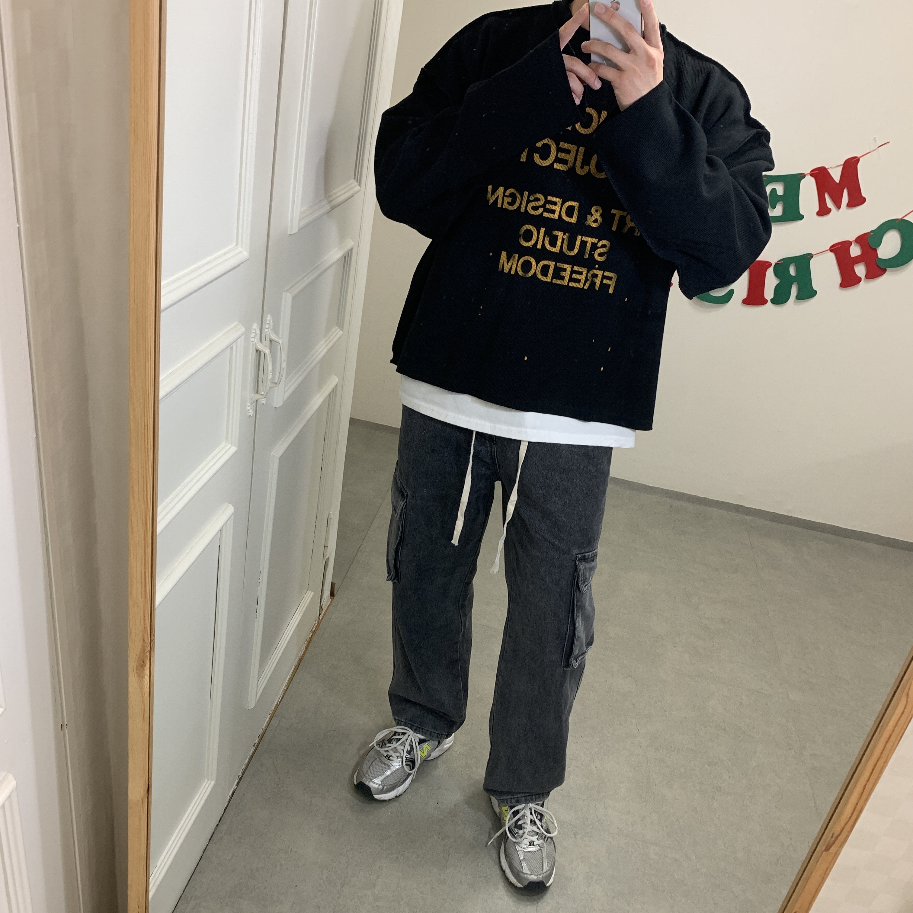 New Balance 530 Silver 착용 스타일 - 2
