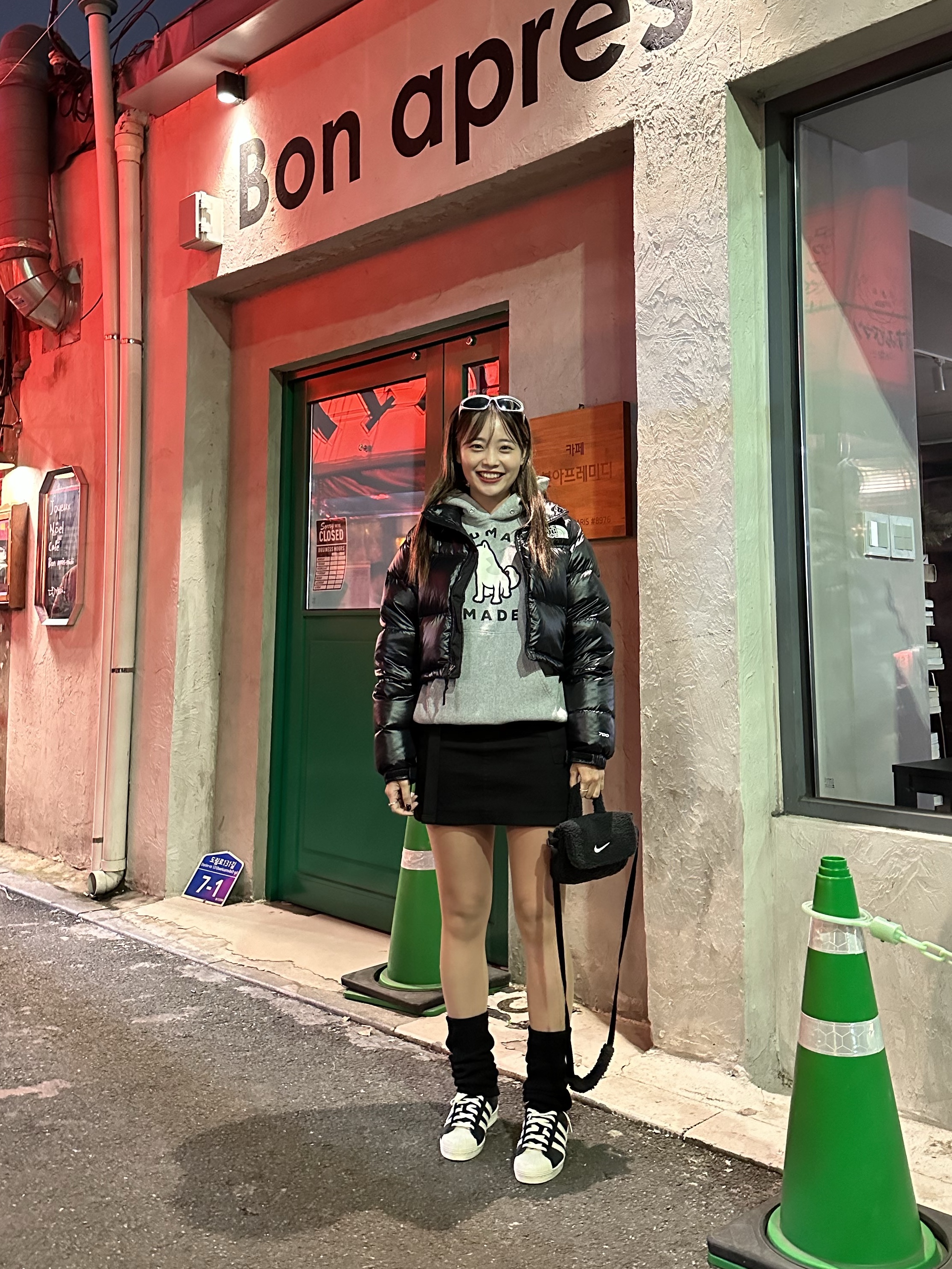 Human Made Worksout 20th Anniversary Jindo Dog Heavy Weight Hoodie Grey, (Kids) Nike NSW Faux Fur Crossbody Bag Black 착용 스타일 - 6
