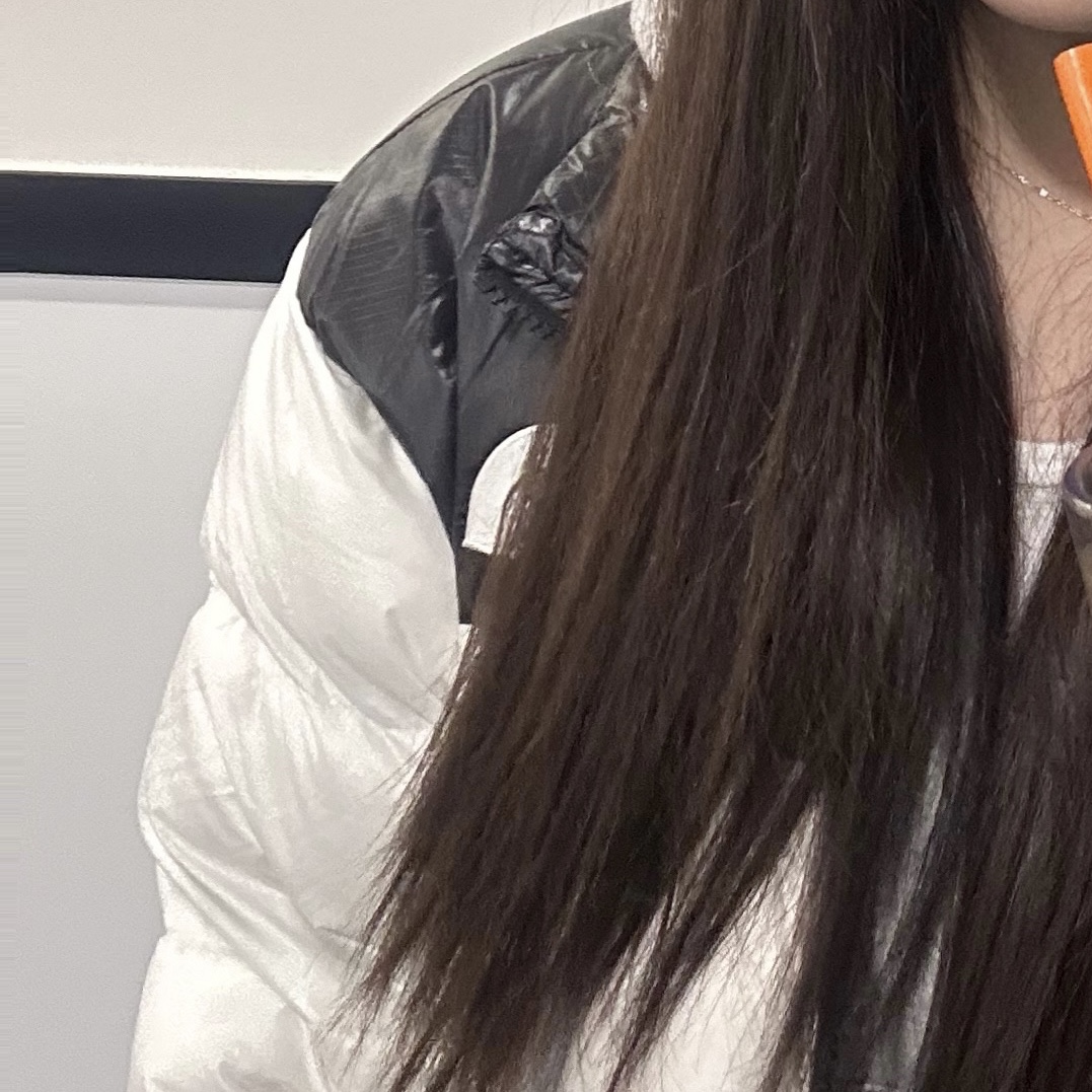 (W) The North Face White Label Nuptse Short Jacket White 착용 스타일