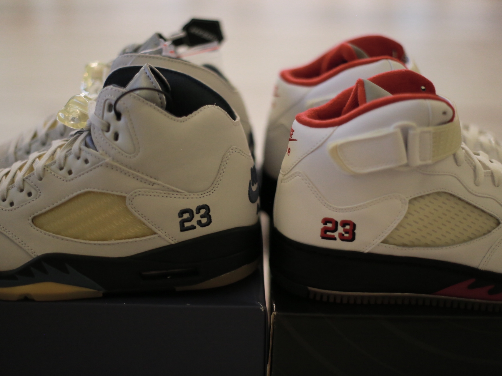Jordan 5 Fusion Varsity White Red, (W) Jordan 5 x A Ma Maniere Retro Dawn 착용 스타일 - 2
