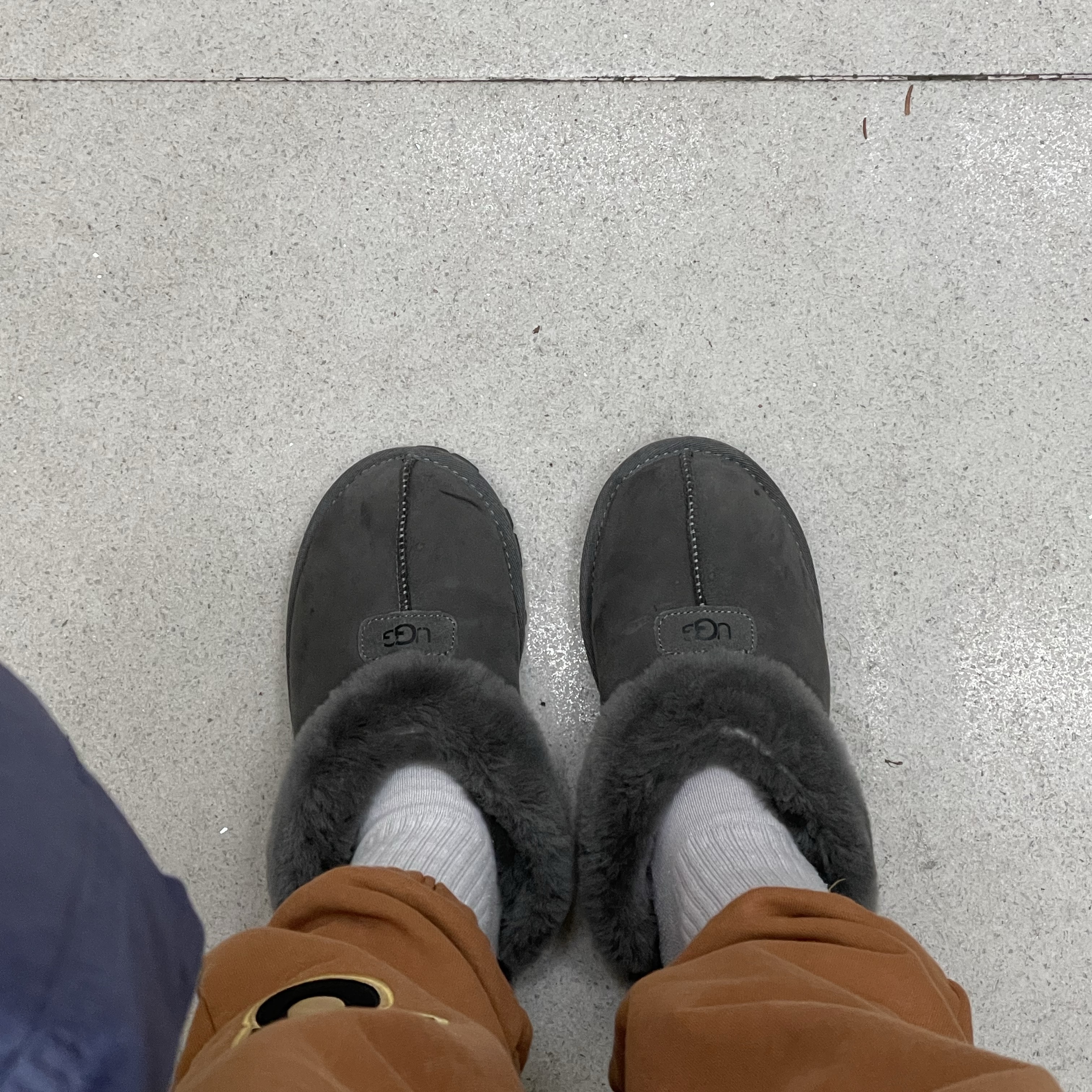 (W) UGG Coquette Slipper Grey 착용 스타일
