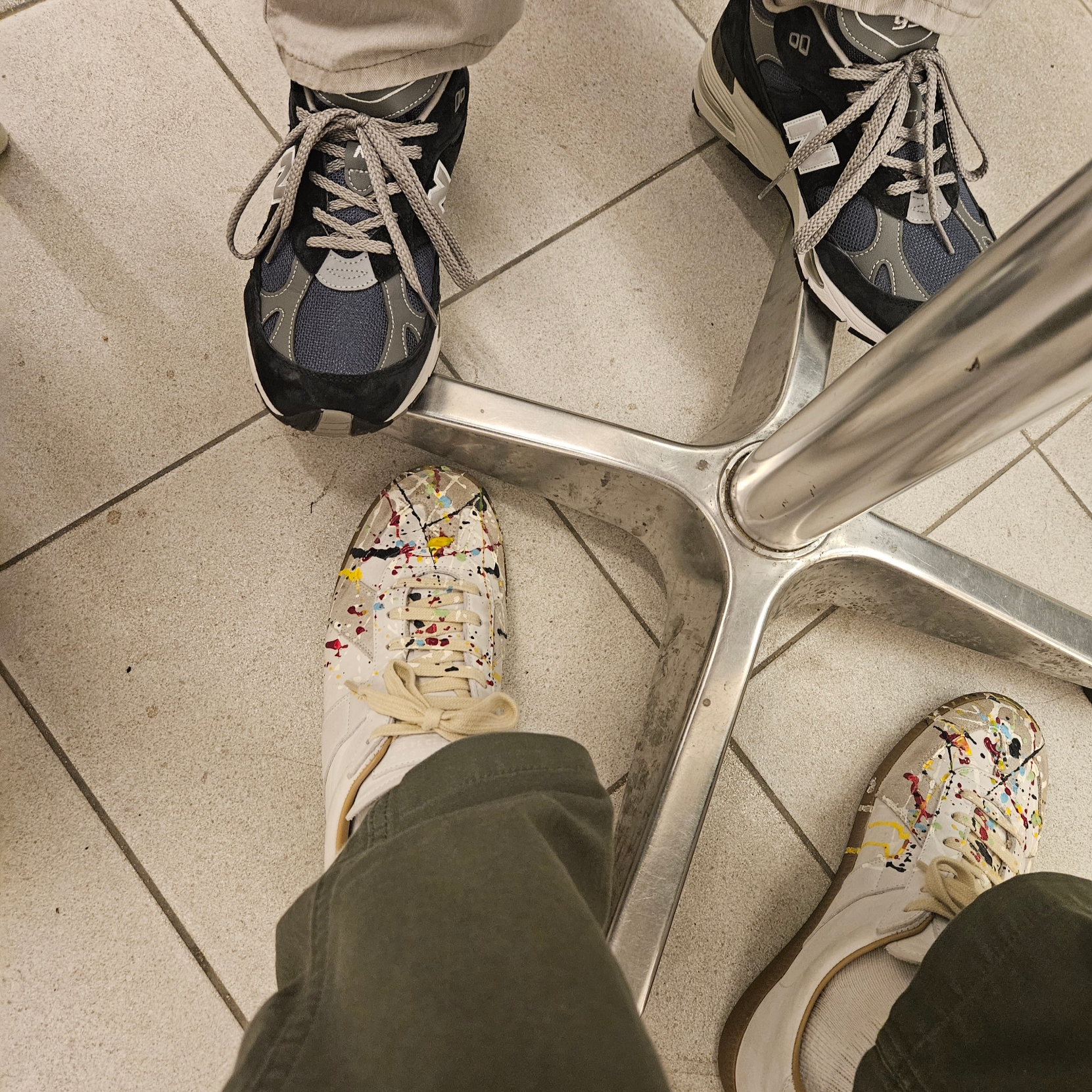 New Balance 991 Made in UK Navy 착용 스타일
