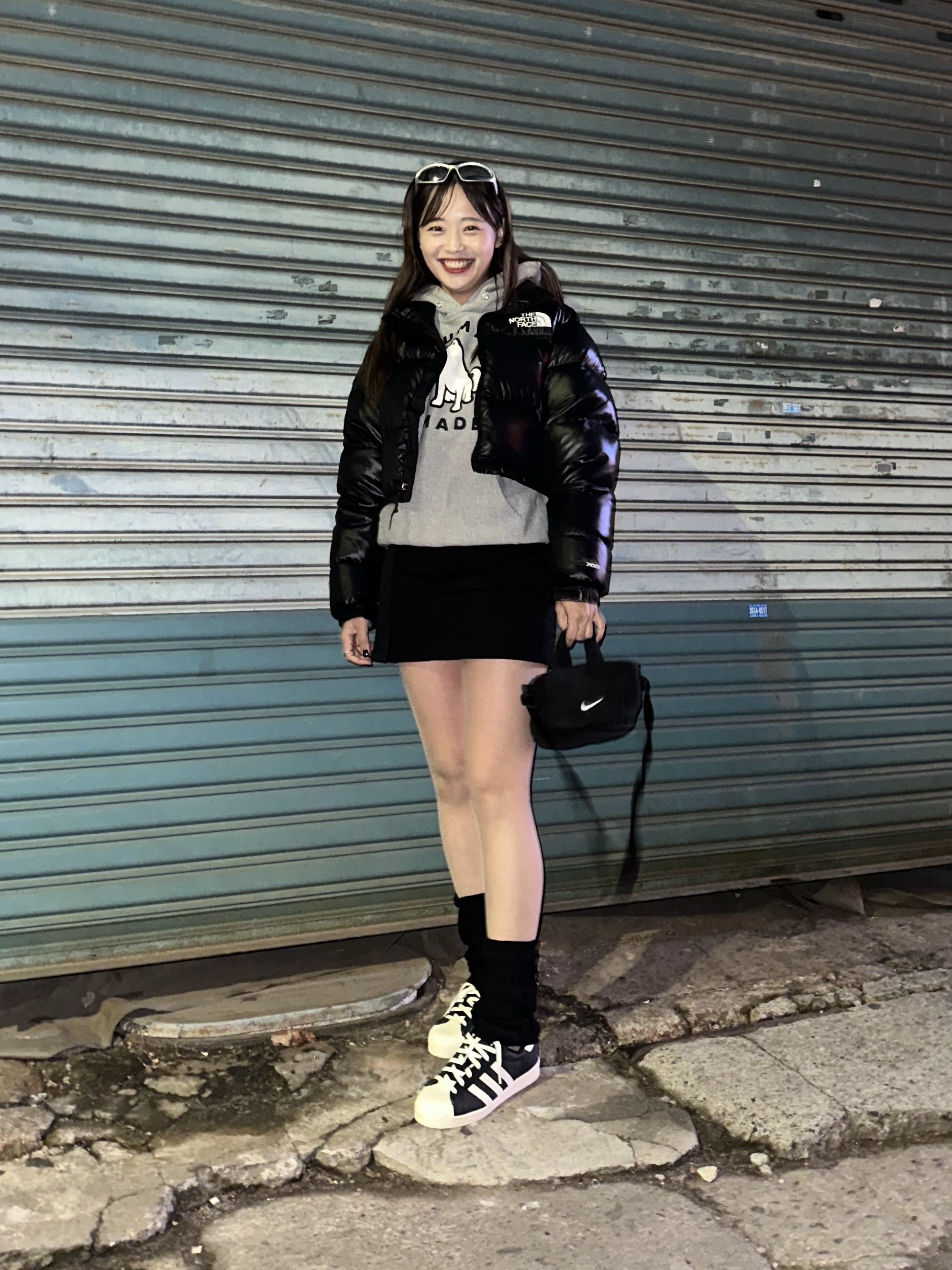 Human Made Worksout 20th Anniversary Jindo Dog Heavy Weight Hoodie Grey, (Kids) Nike NSW Faux Fur Crossbody Bag Black 착용 스타일 - 5