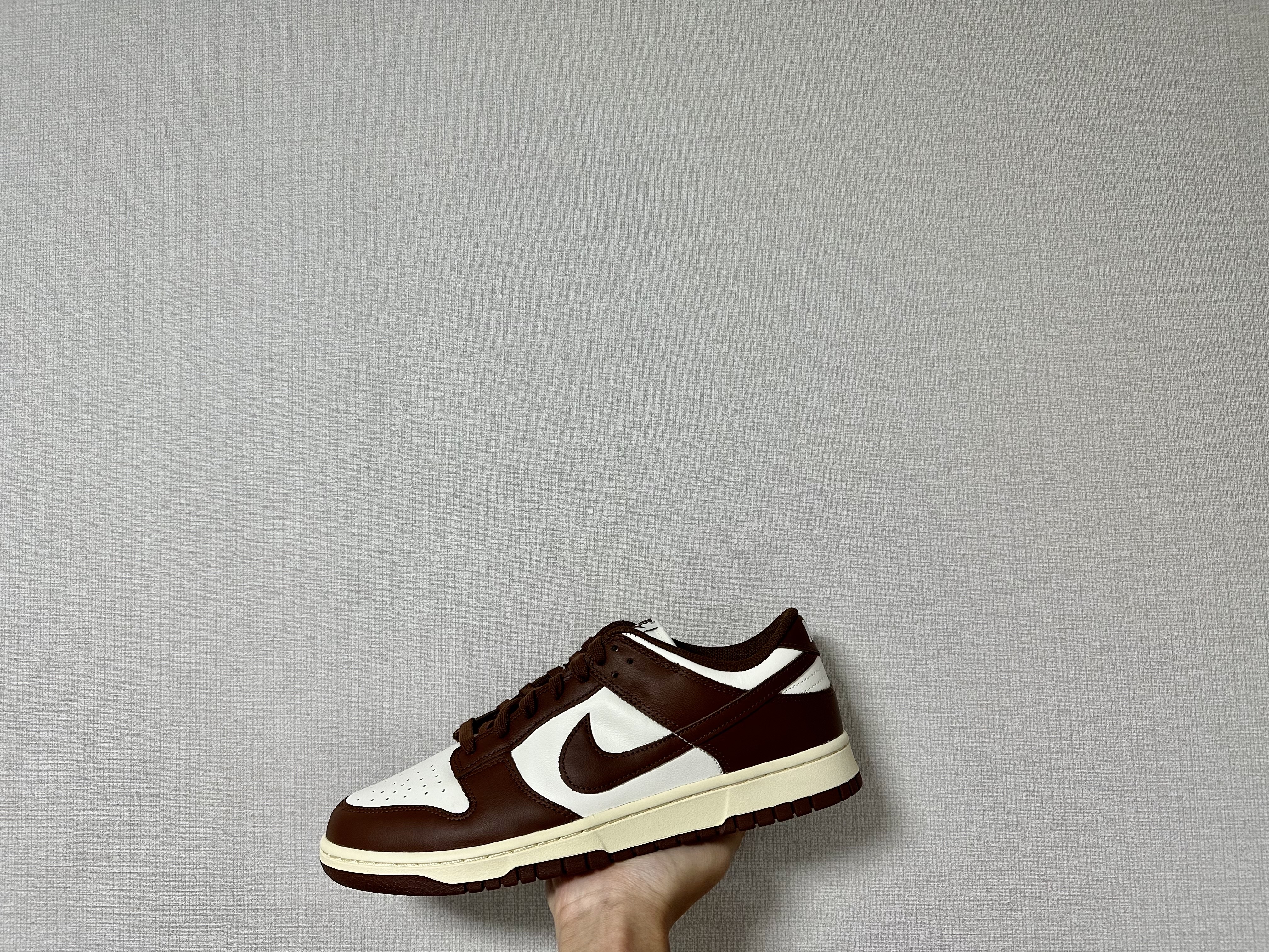 (W) Nike Dunk Low Sail Cacao Wow 착용 스타일 - 2