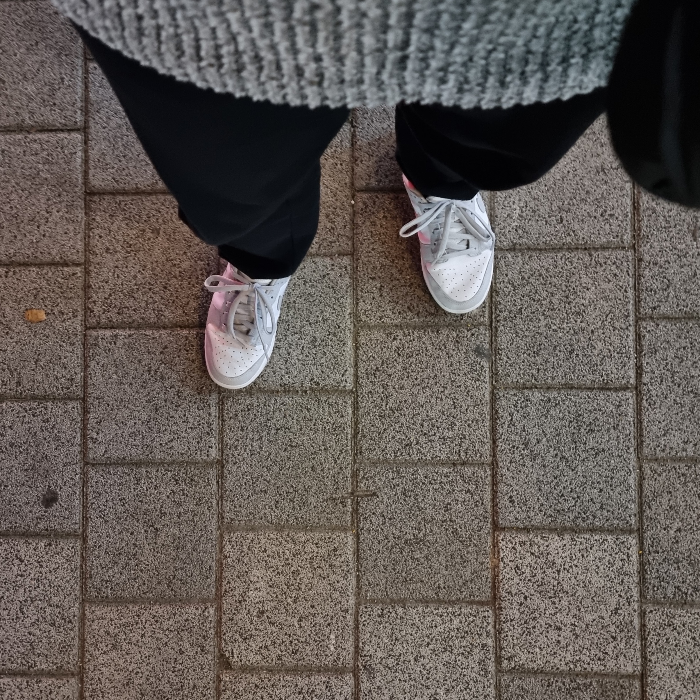 Nike Dunk Low Retro Grey Fog 착용 스타일