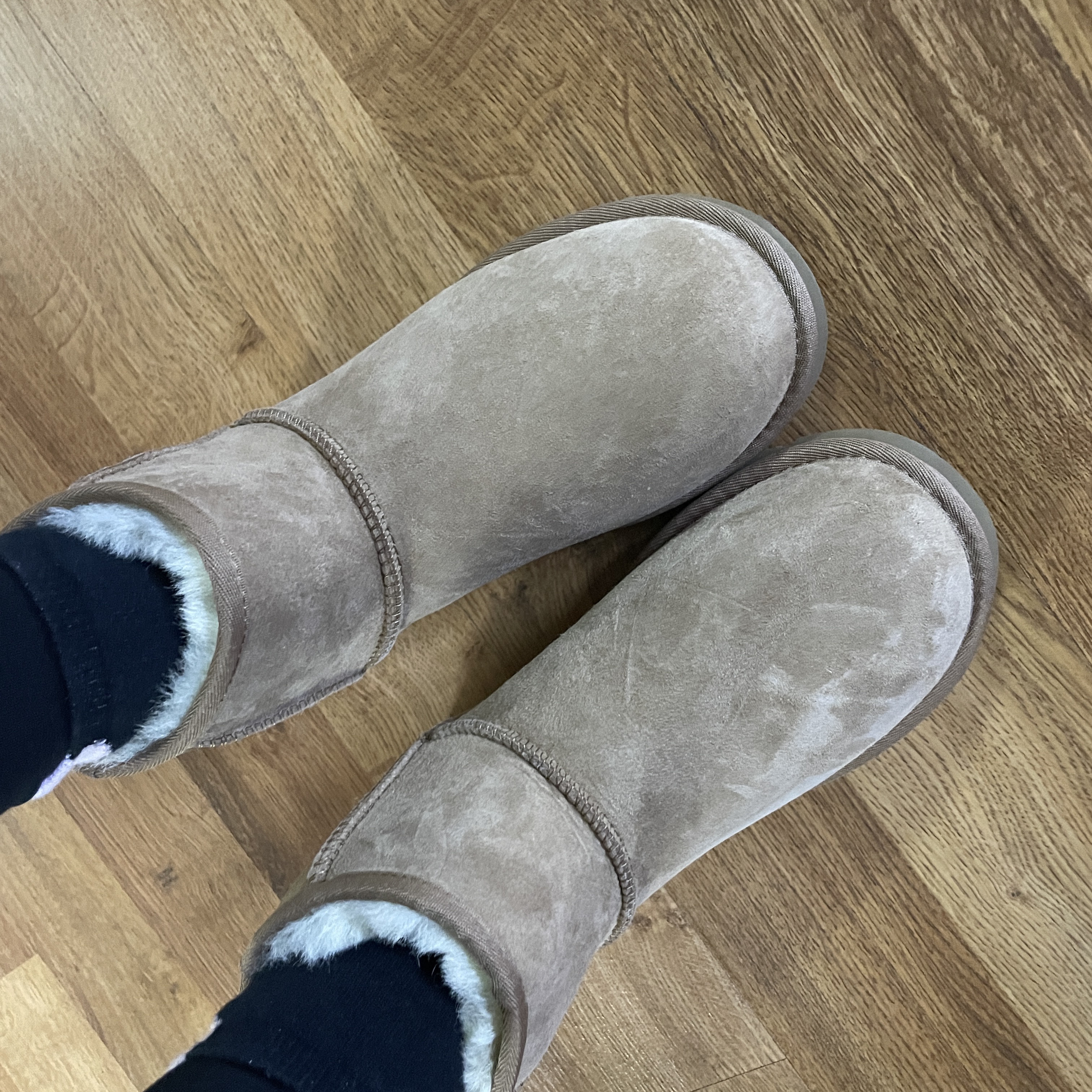 (W) UGG Classic Mini II Boots Chestnut 착용 스타일