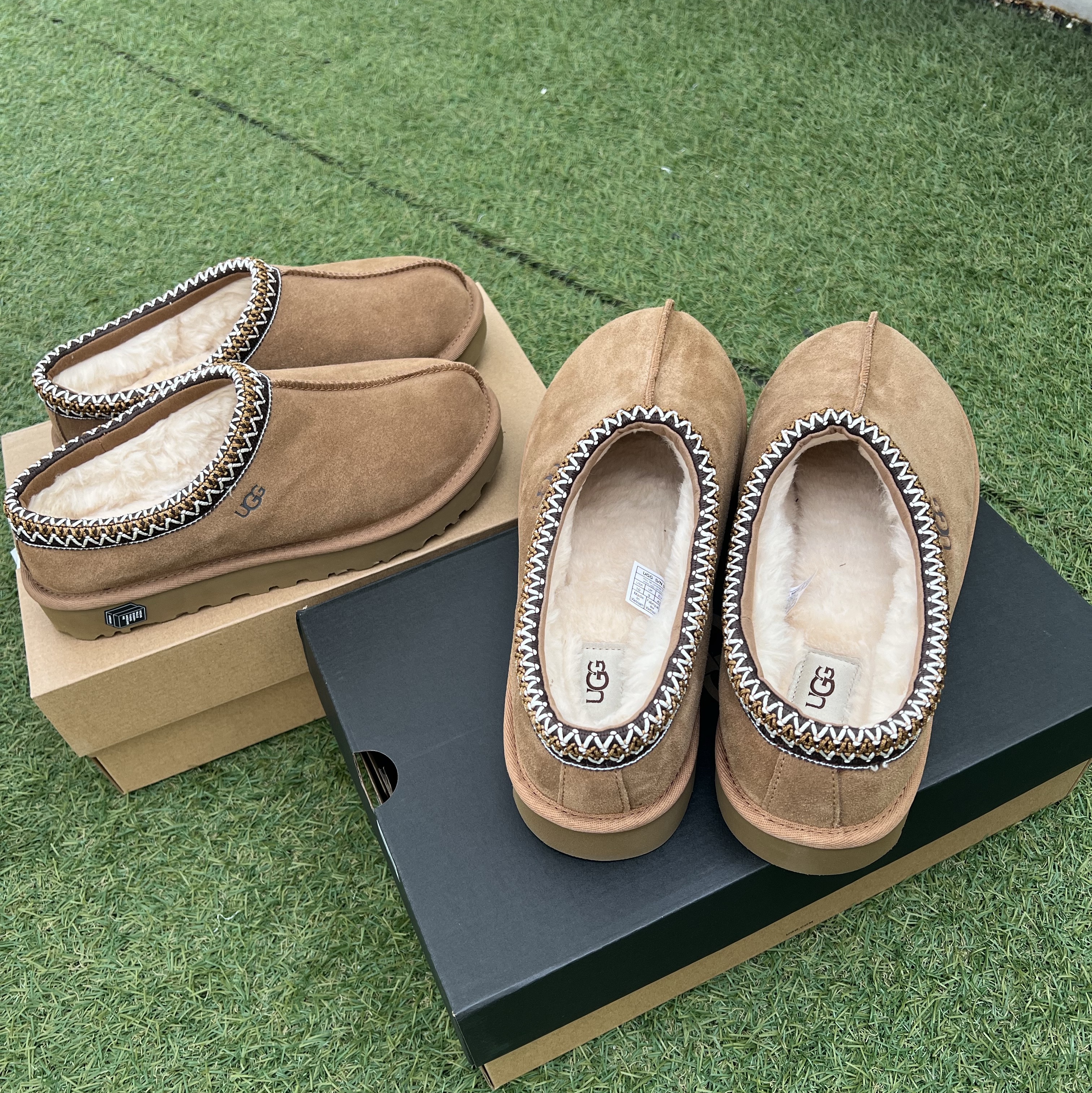 UGG Tasman Slipper Chestnut 착용 스타일