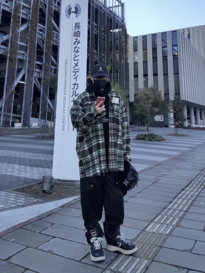Converse x Drkshdw Turbowpn Black Cream, Converse x Drkshdw Dad Cap Black 착용 스타일