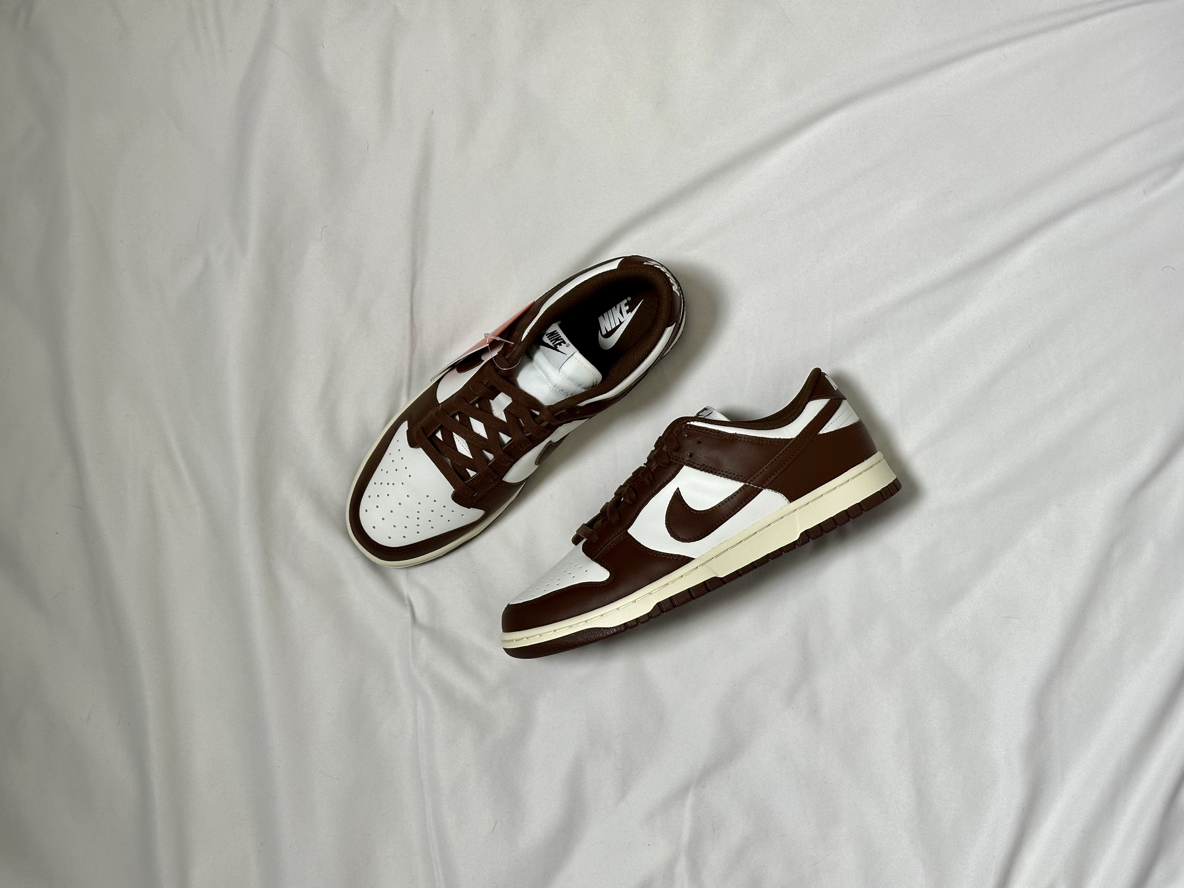 (W) Nike Dunk Low Sail Cacao Wow 착용 스타일 - 1