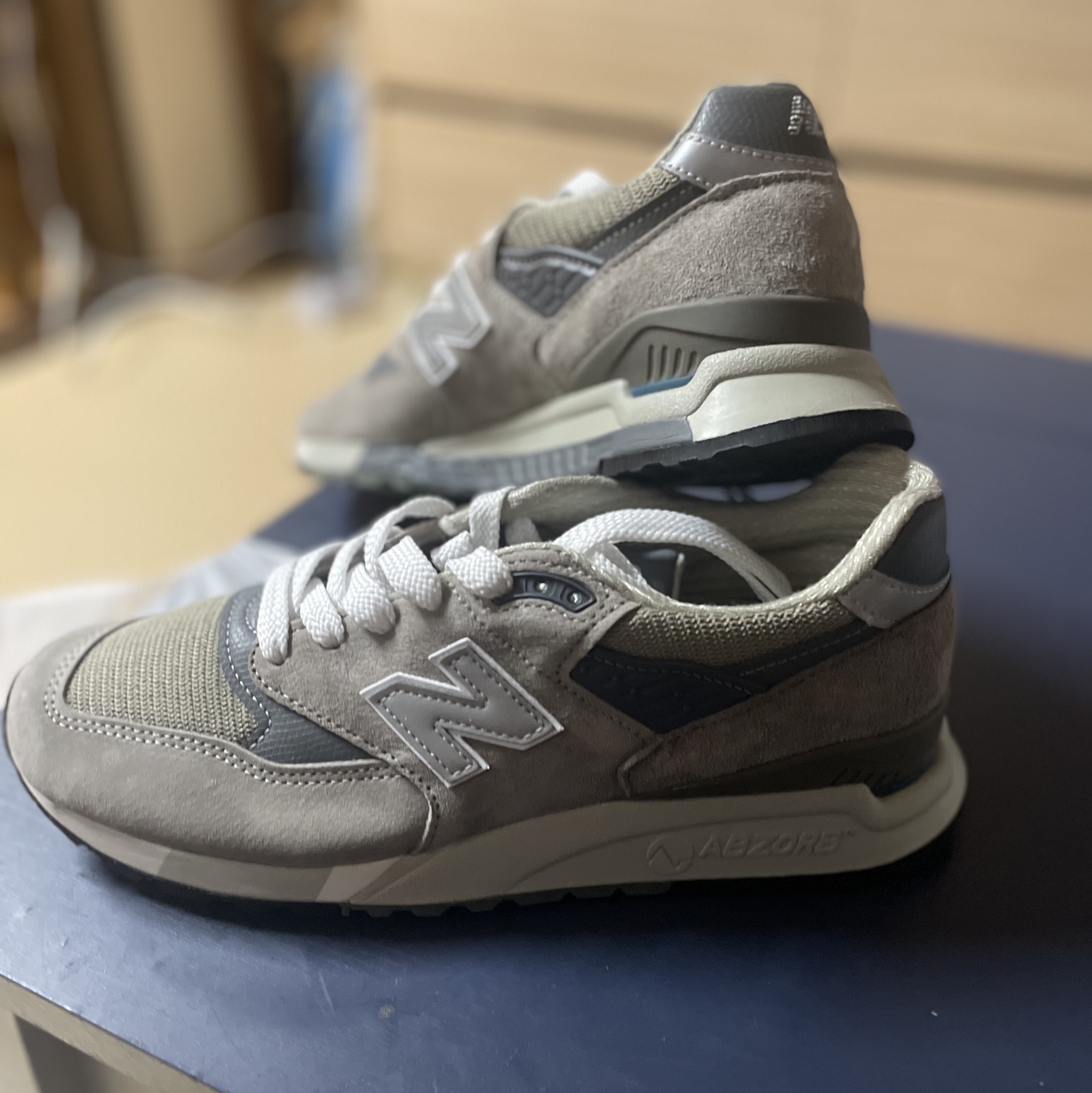 New Balance 998 Core Made in USA Grey Silver 착용 스타일