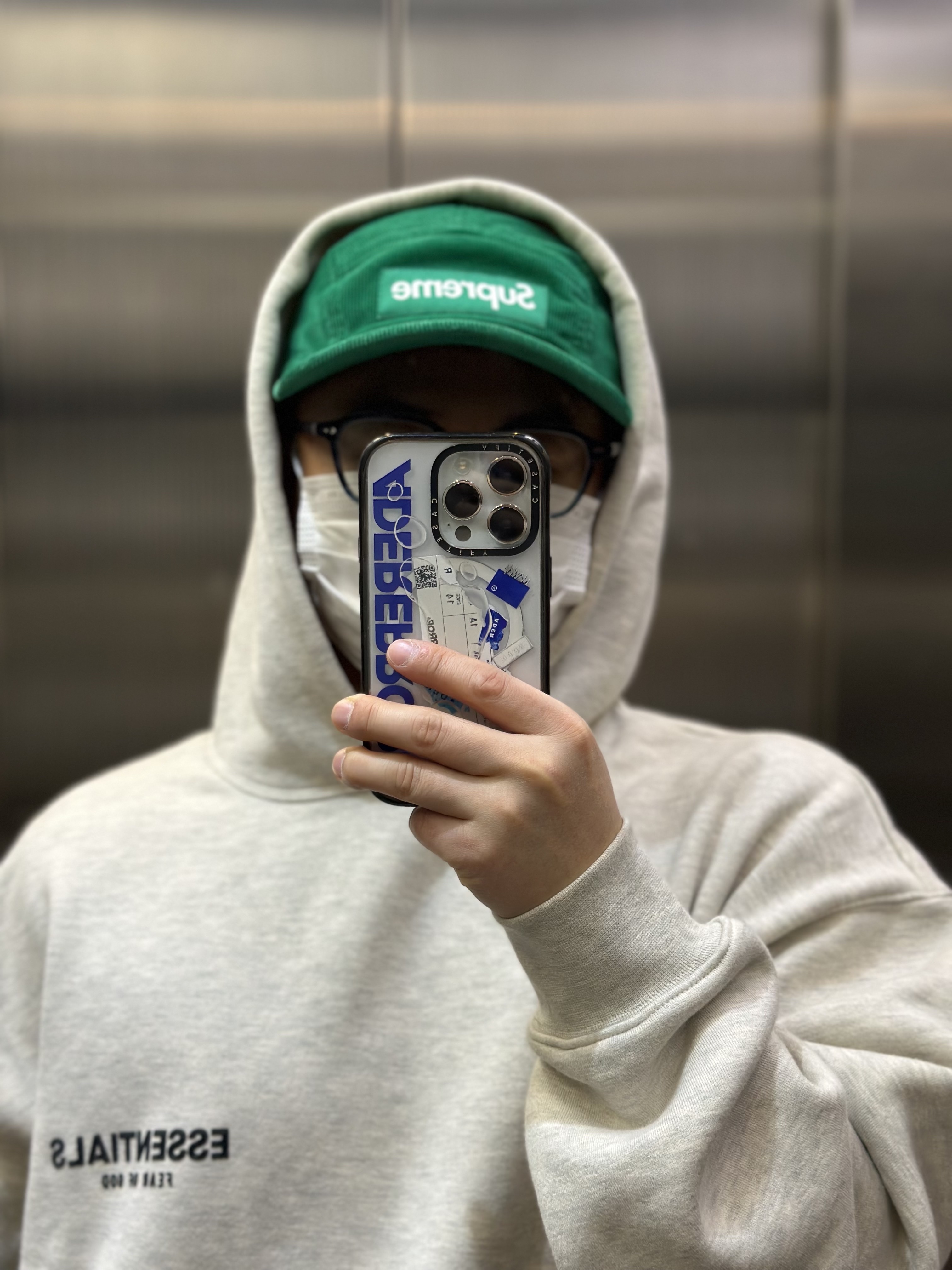 Supreme Corduroy Camp Cap Green - 23FW, Casetify x Ader Error iPhone Sticker Magsafe Case Clear 착용 스타일