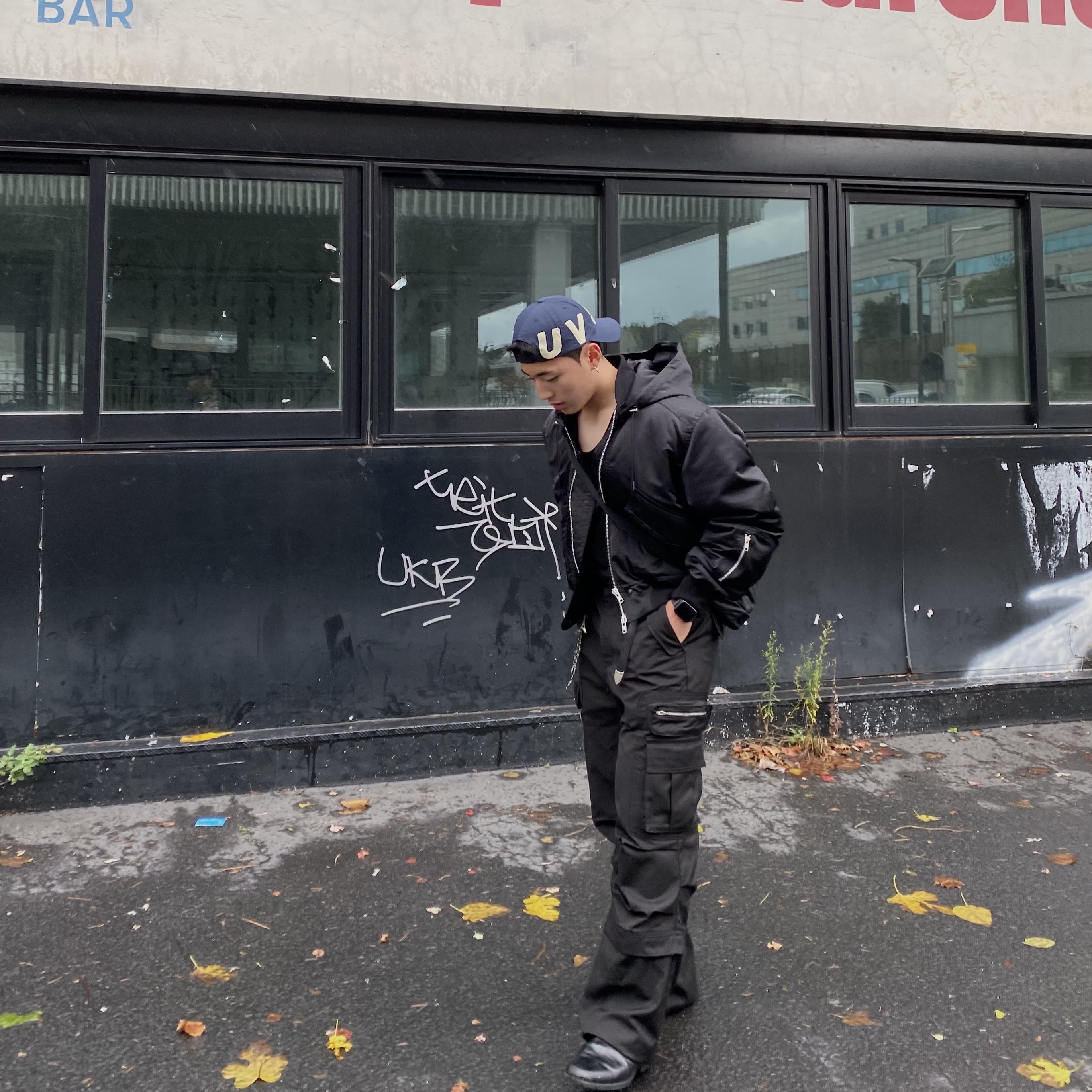 Arc'teryx Mantis 2 Waistpack Black 착용 스타일 - 1