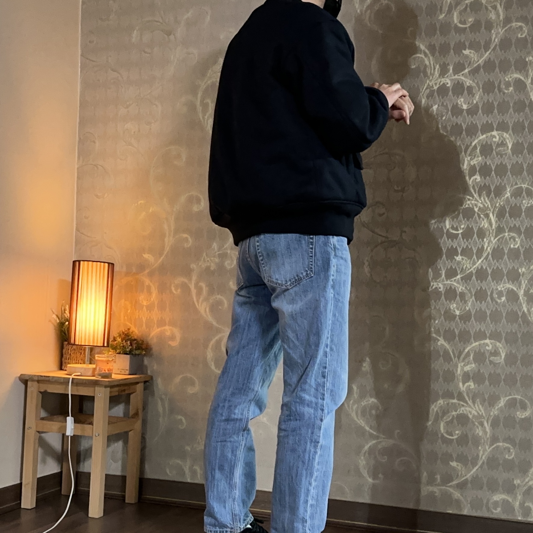 Uniqlo x Engineered Garments Pufftech Short Blouson Navy 착용 스타일 - 2