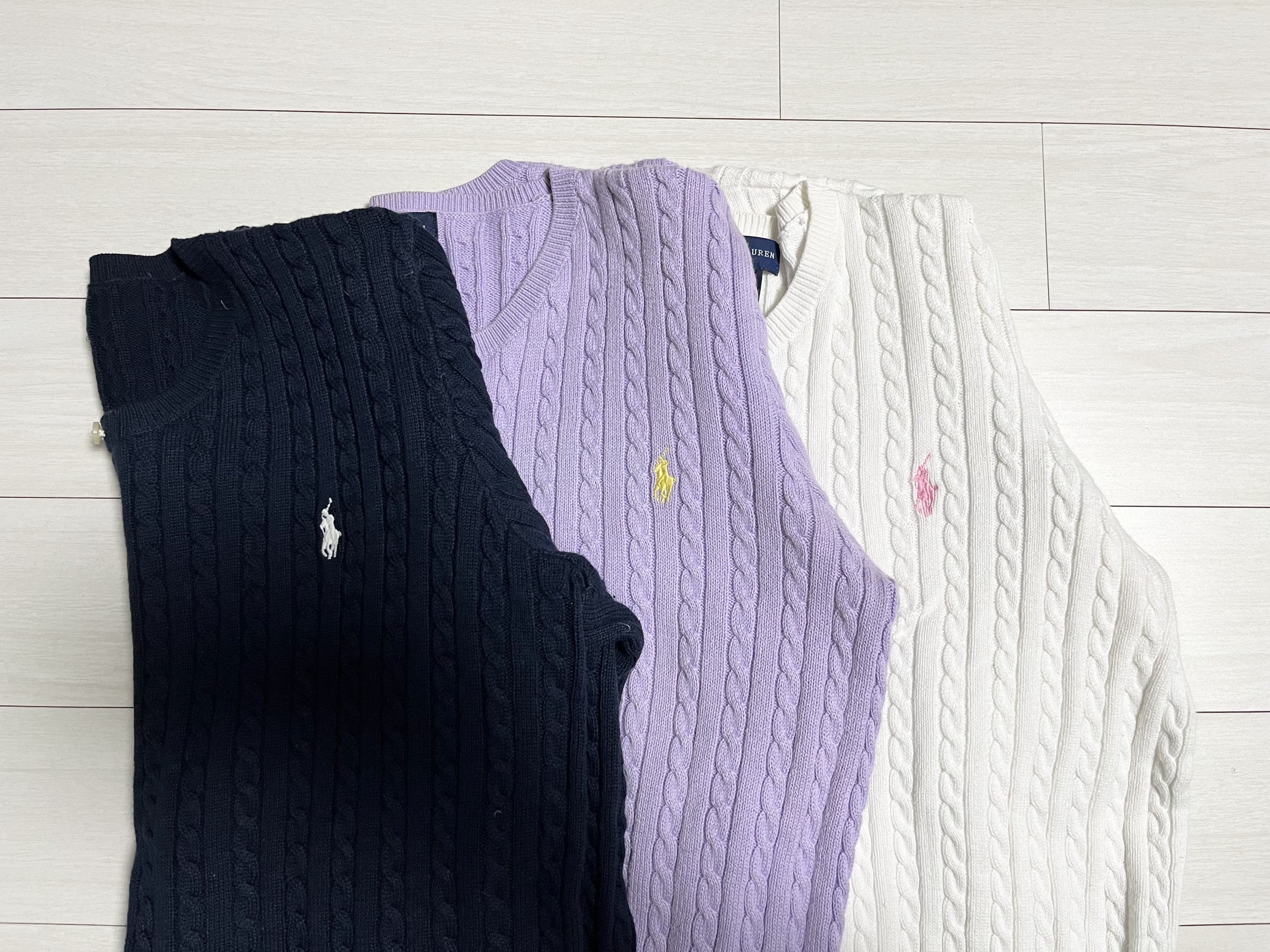 [30% 적립] Polo Ralph Lauren Children Mini Cable Cotton Cardigan Hunter Navy, [30% 적립] Polo Ralph Lauren Children Mini Cable Cotton Cardigan Warm White 착용 스타일