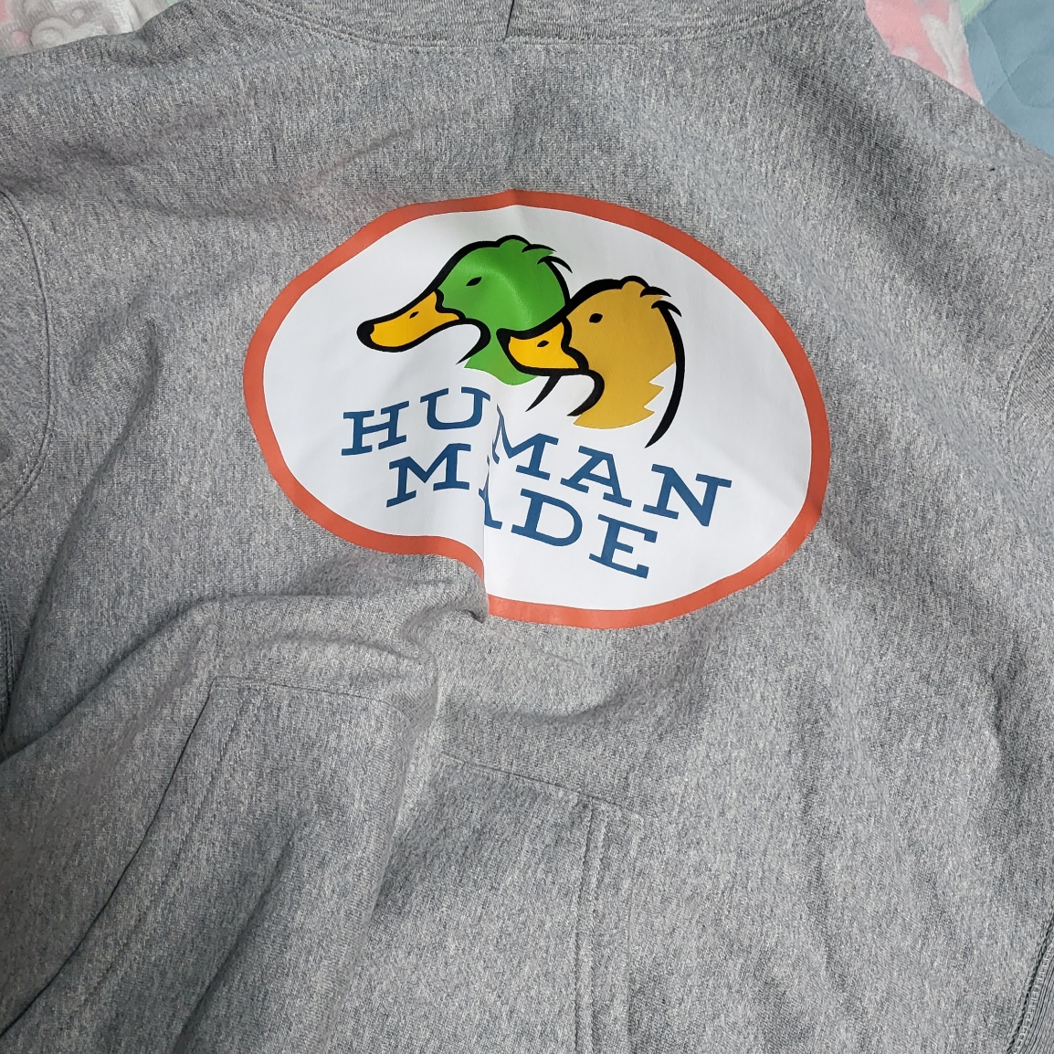 Human Made Heavyweight Hoodie #1 Gray 착용 스타일