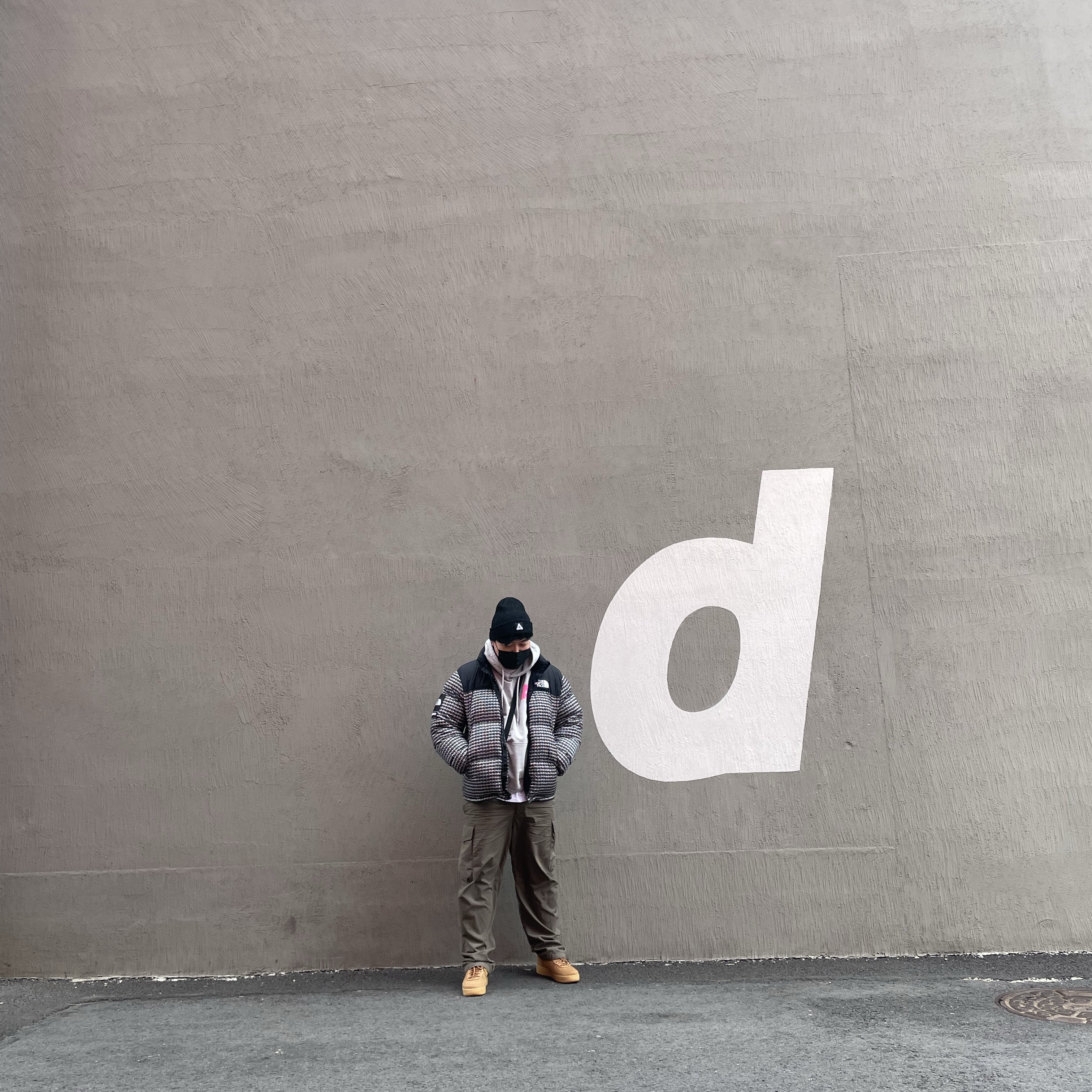 Supreme x The North Face Studded Nuptse Jacket Black - 21SS, Palace Tri-Ferg Patch Beanie Black 착용 스타일