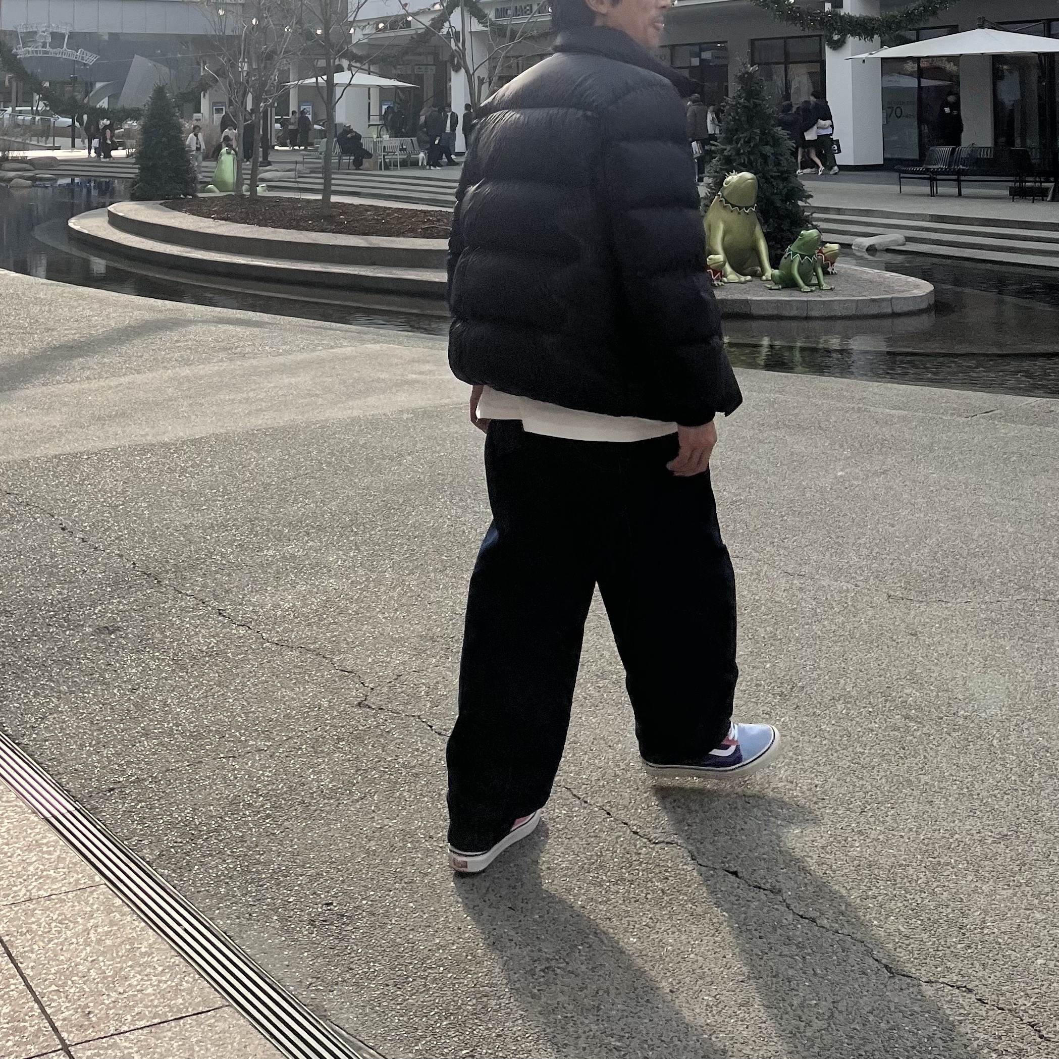 Moncler Citala Short Down Jacket Black - 23FW 착용 스타일 - 2