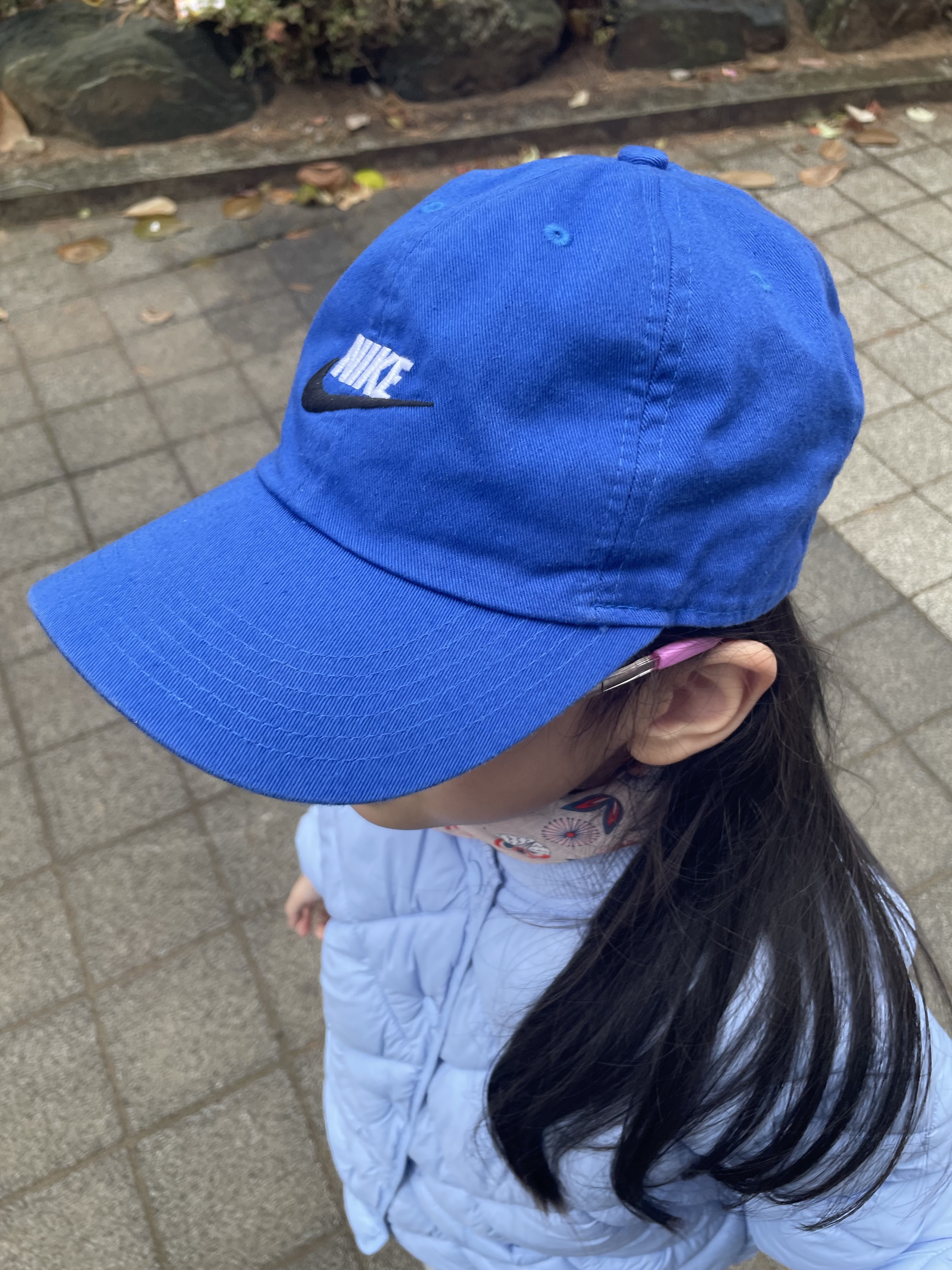 (Kids) Nike USA Heritage 86 Cap Royal Blue 착용 스타일 - 1
