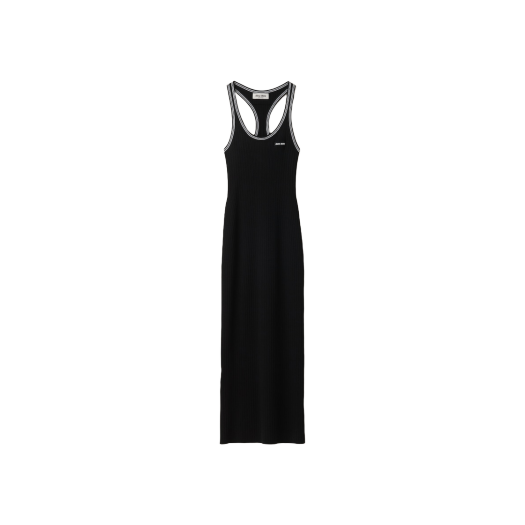 (W) 미우 미우 비스코스 드레스 블랙