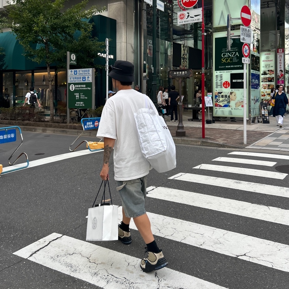 Nike x Stussy Air Penny II Rattan and Limestone, (W) Arc'teryx Sinsola Hat Black 착용 스타일 - 2